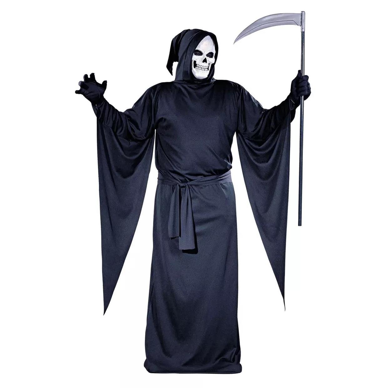 Azrail Kostümü Siyah Cadılar Bayramı Kostümleri Azrail Kostümü Siyah - KostümPartim®