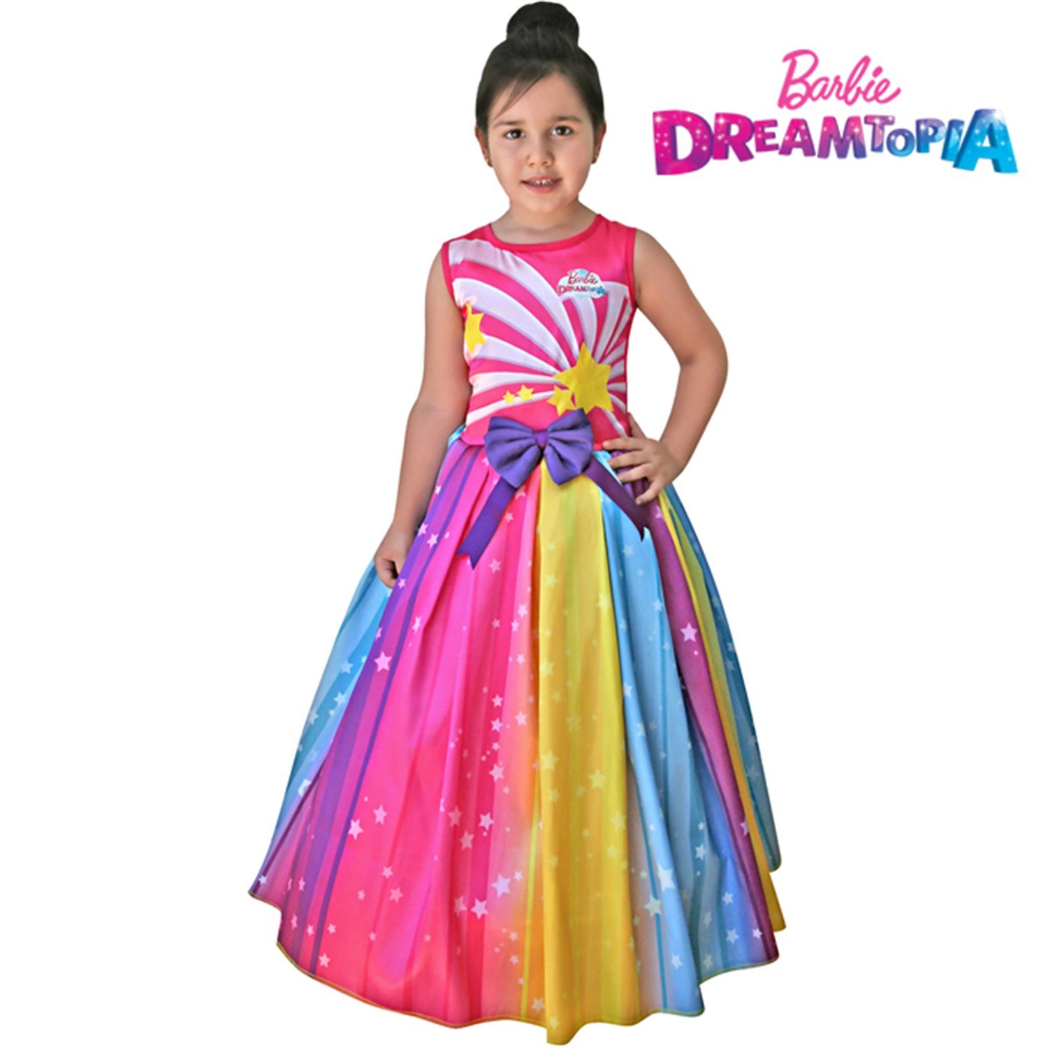 Barbie Kostümü Dreamtopia Kız Çocuk KıyafetiKarakter Kostümleri