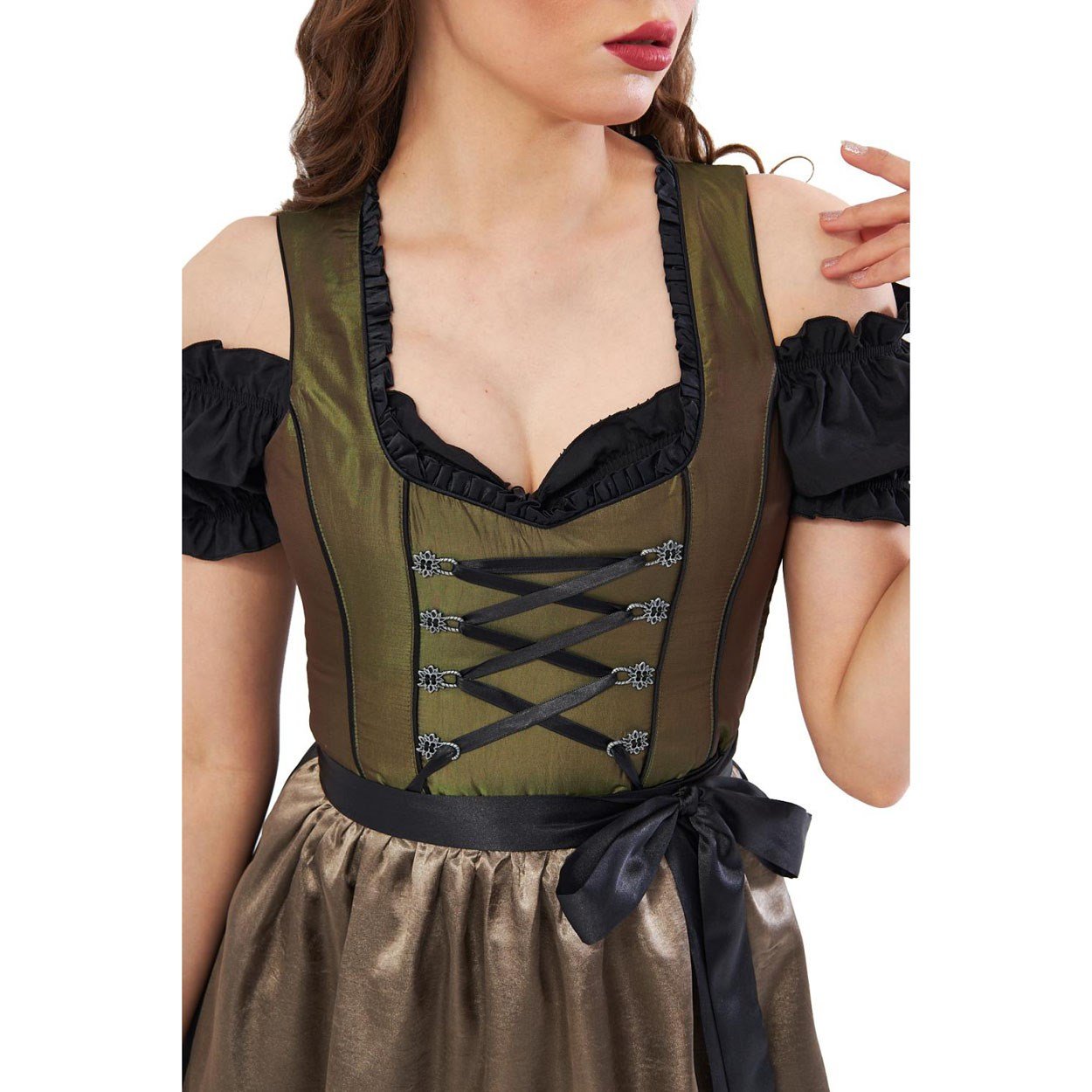 Bea Tafta Dirndl Elbise 3 Parçalı Kadın Bavyera Oktoberfest Kıyafeti 429 Kadın Elbiseleri KostümPartim® | Bea Tafta Dirndl Elbise 000429 | Kadın Bavyera Oktoberfest Kostümü | Alman Trachten Kıyafeti