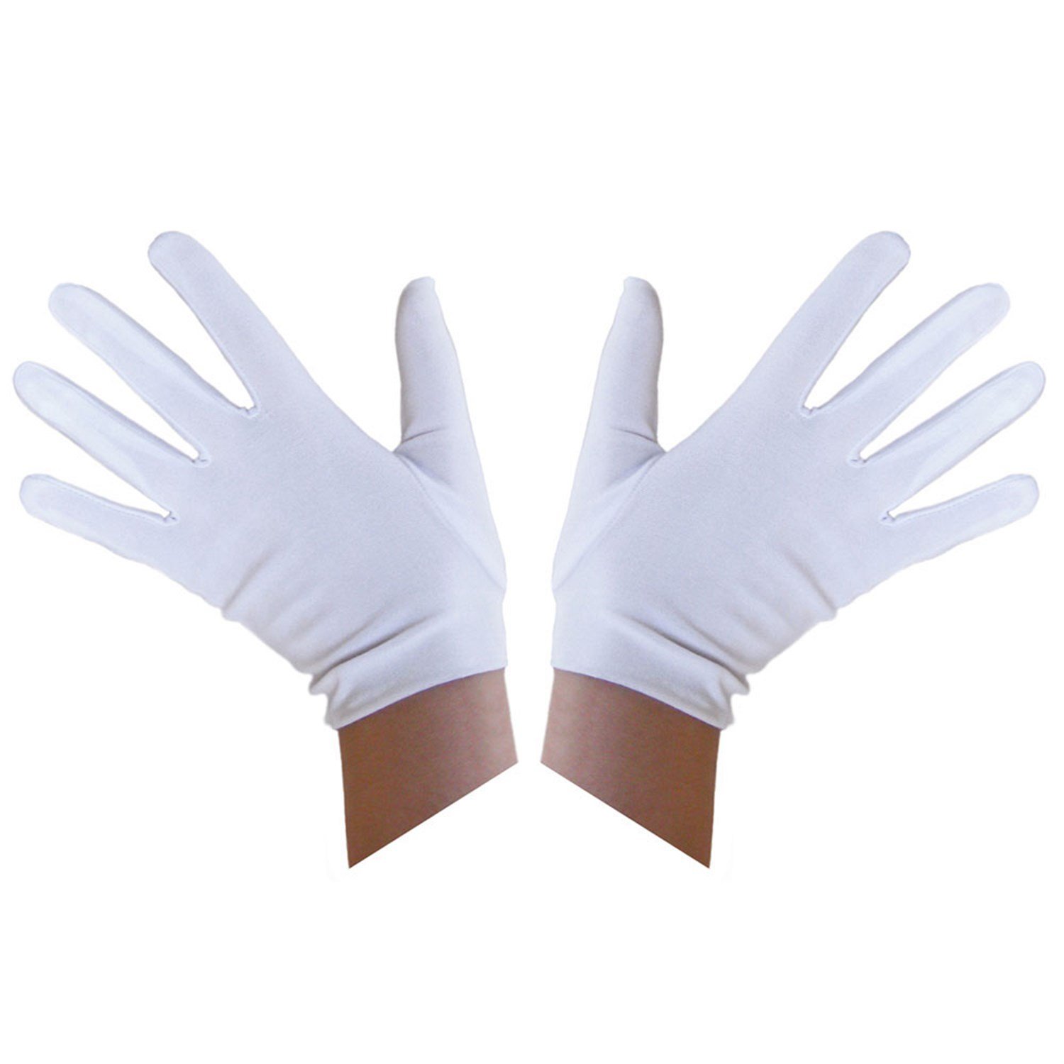 Beyaz Eldiven Yetişkin Palyaço Pandomim Eldiveni Palyaço Aksesuarları Beyaz Eldiven Yetişkin Palyaço Pandomim Eldiveni - KostümPartim®