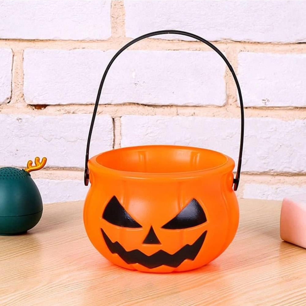 Cadılar Bayramı Halloween Balkabağı Şeker 5 Kovası Hallooween Aksesuarları KostümPartim® Cadılar Bayramı Halloween Balkabağı Şeker 5 Kovası - Şeker Toplamanın En Eğlenceli Hali!