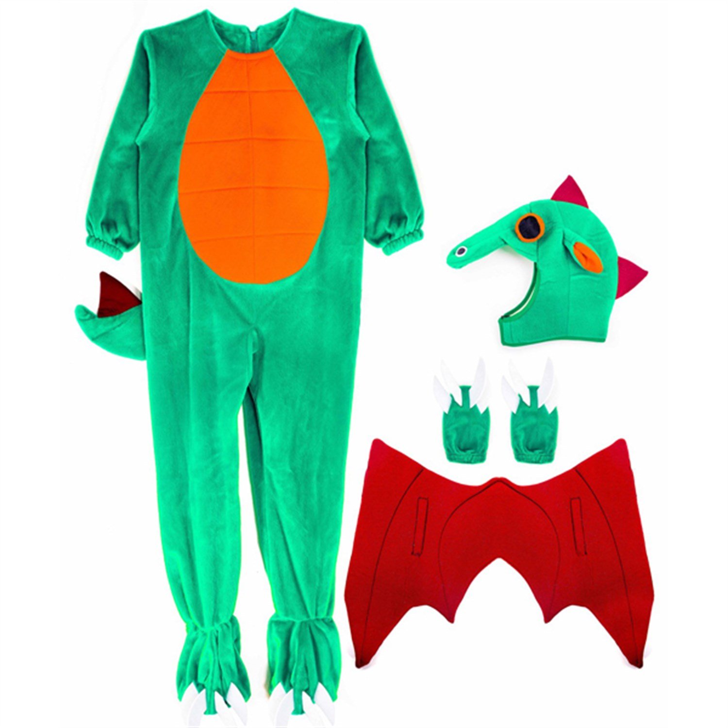 Dinazor Kostümü Çocuk Ejderha KıyafetiHayvan Kostümleri