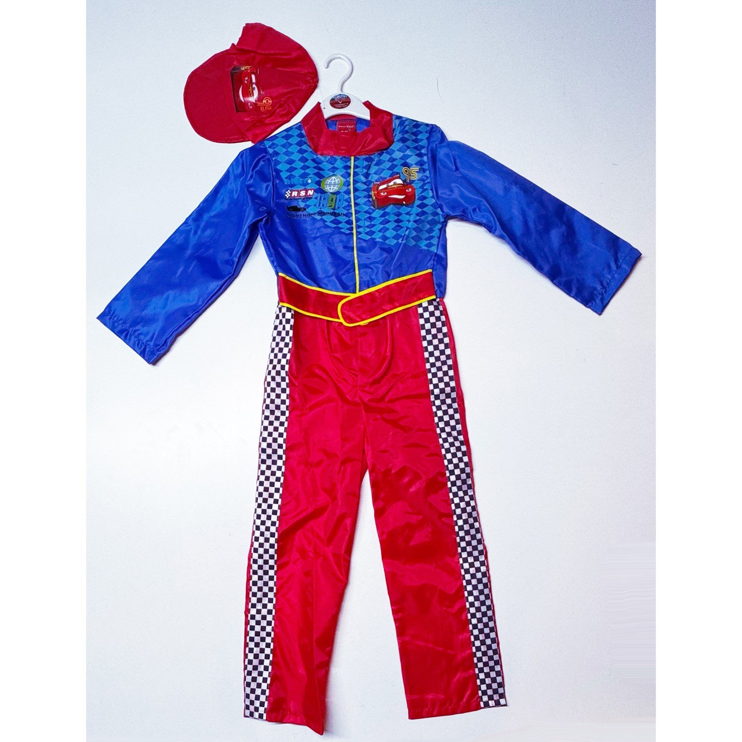 Disney Arabalar Şimşek McQueen Kostümü 7-8 Yaş Erkek Çocuk Tulum Kostüm Karakter Kostümleri KostümPartim® | Disney Arabalar Şimşek McQueen Kostümü 7-8 Yaş Erkek Çocuk Tulum Kostüm