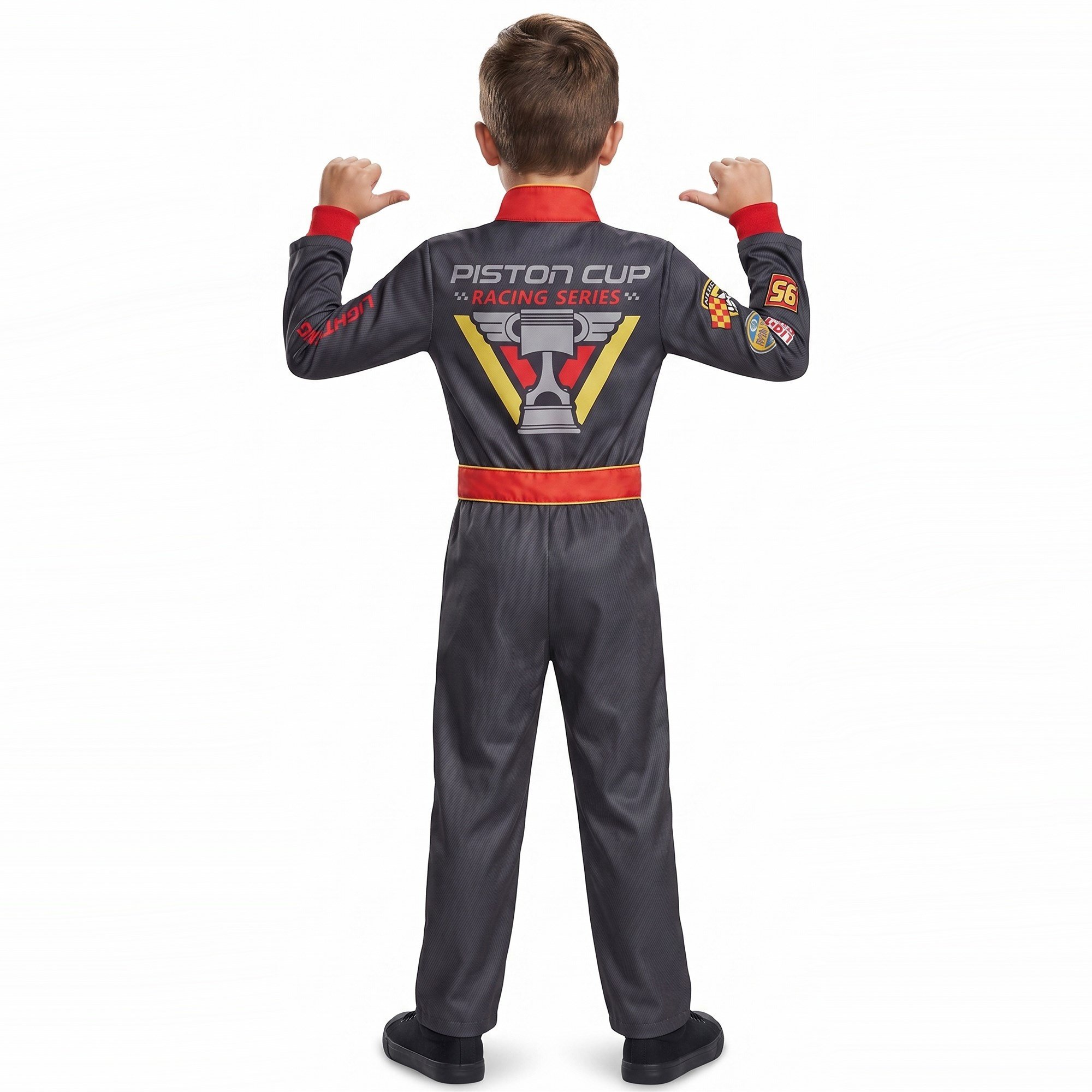 Disney Cars Şimşek McQueen Çocuk Kostümü Siyah Tulum Piston Cup Yarış Kostümü Karakter Kostümleri KostümPartim® | Disney Cars Şimşek McQueen Çocuk Kostümü Siyah Tulum Piston Cup Yarış Kostümü