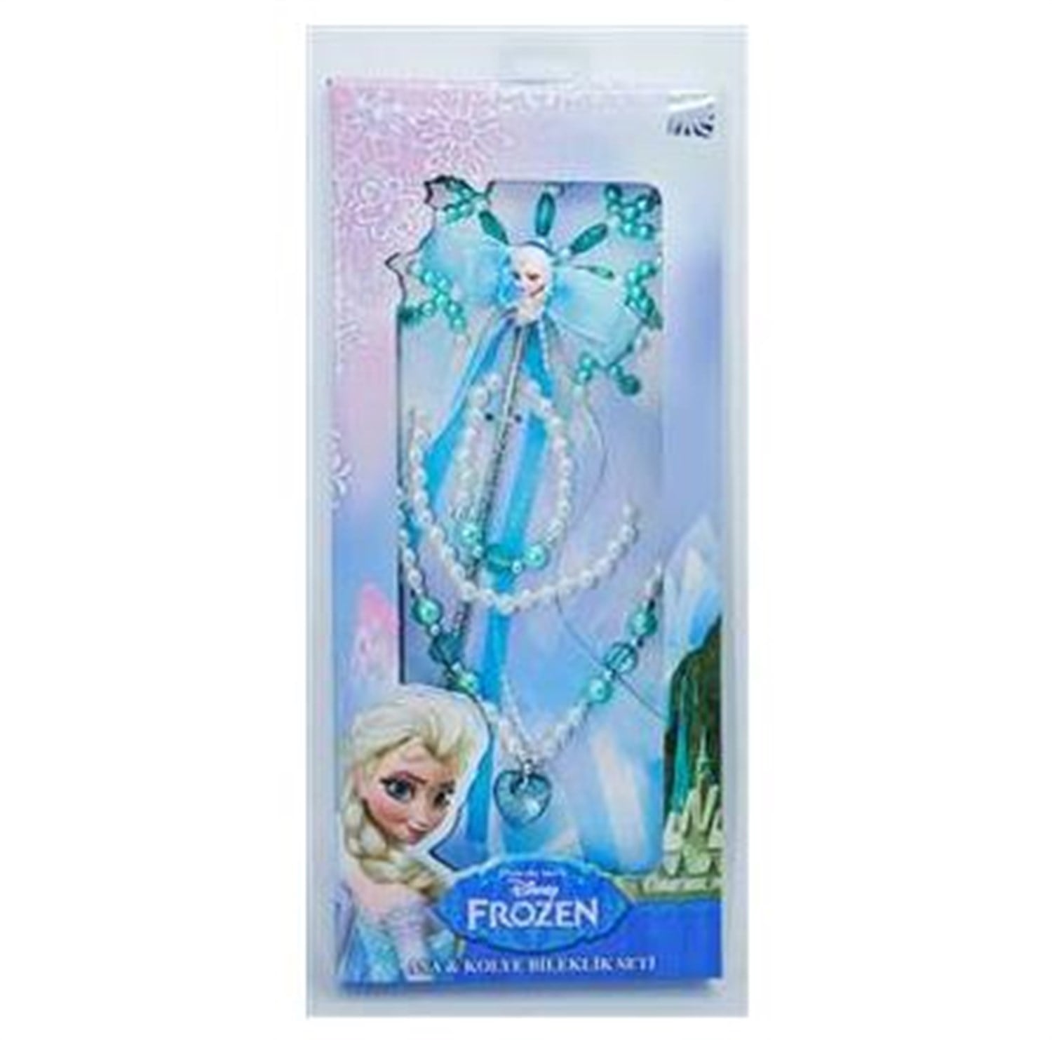 Disney Frozen Elsa Kolye Asa Bileklik SetiTaçlar