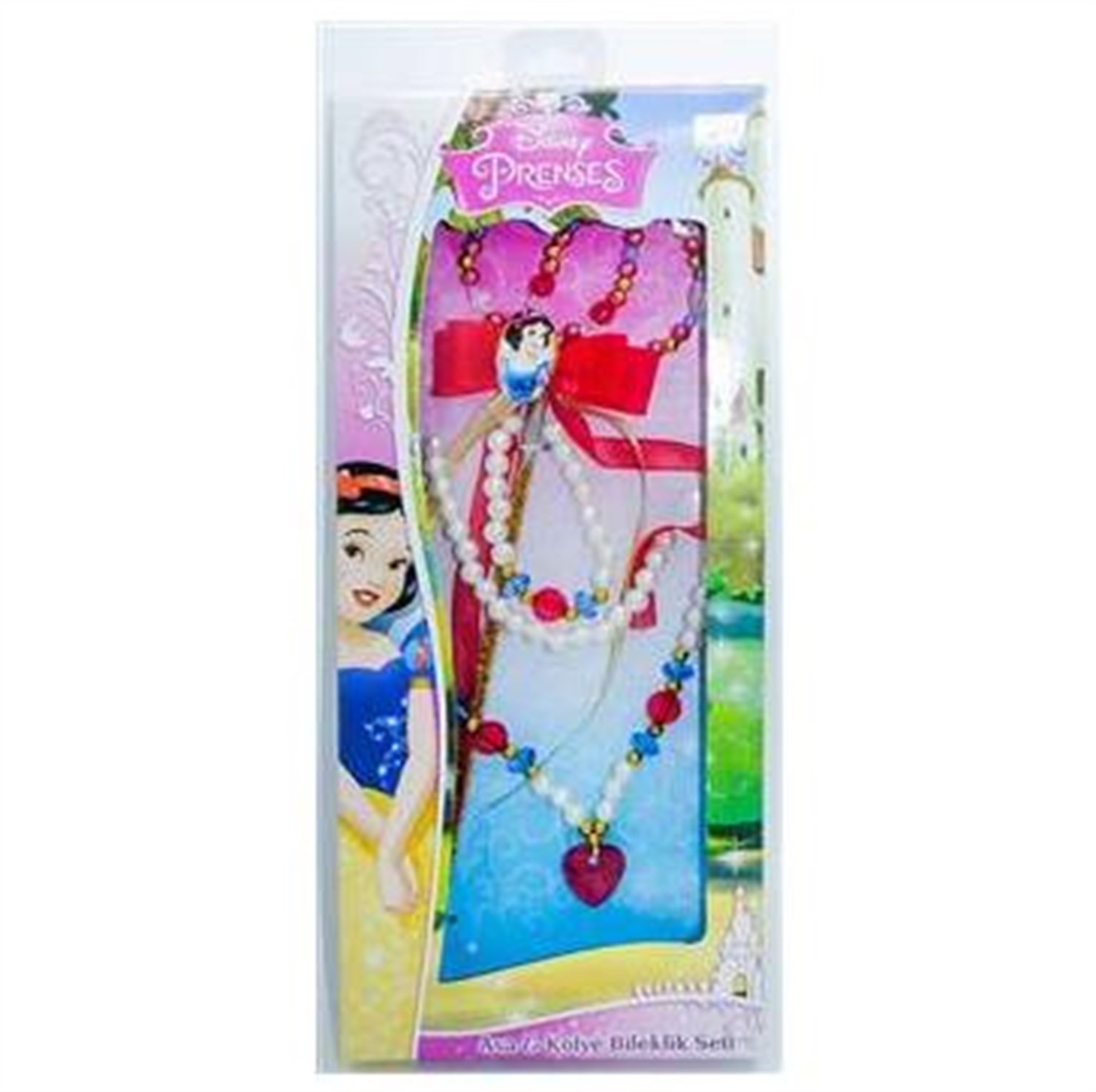 Disney Pamuk Prenses Kolye Asa Bileklik SetiTaçlar