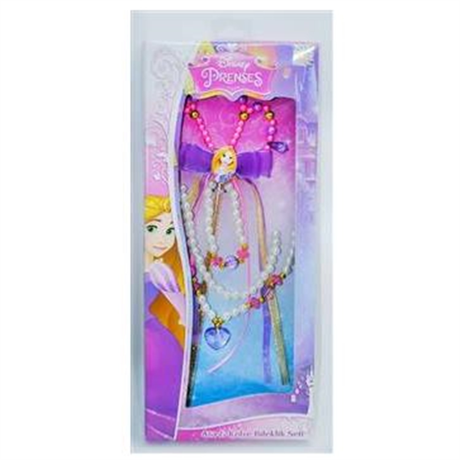 Disney Rapunzel Kolye Asa Bileklik SetiTaçlar