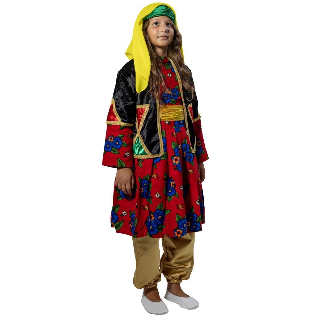 Diyarbakır Yöresel Kız Çocuk Kıyafeti Yöresel Kostümler ve Folklör Diyarbakır Yöresel Kız Çocuk Kıyafeti - KostümPartim®