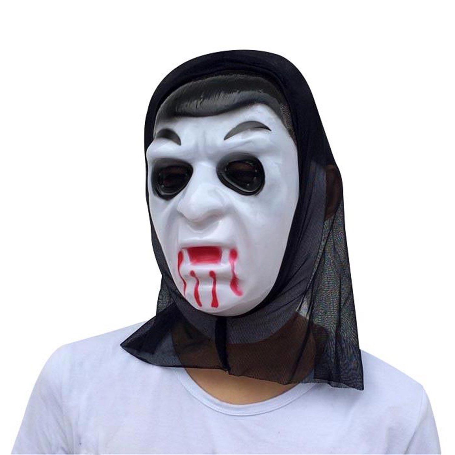 Dracula Maskesi PlastikMaskelerKostümPartim ★ Halloween Dracula Maskesi / Halloween Maskeleri