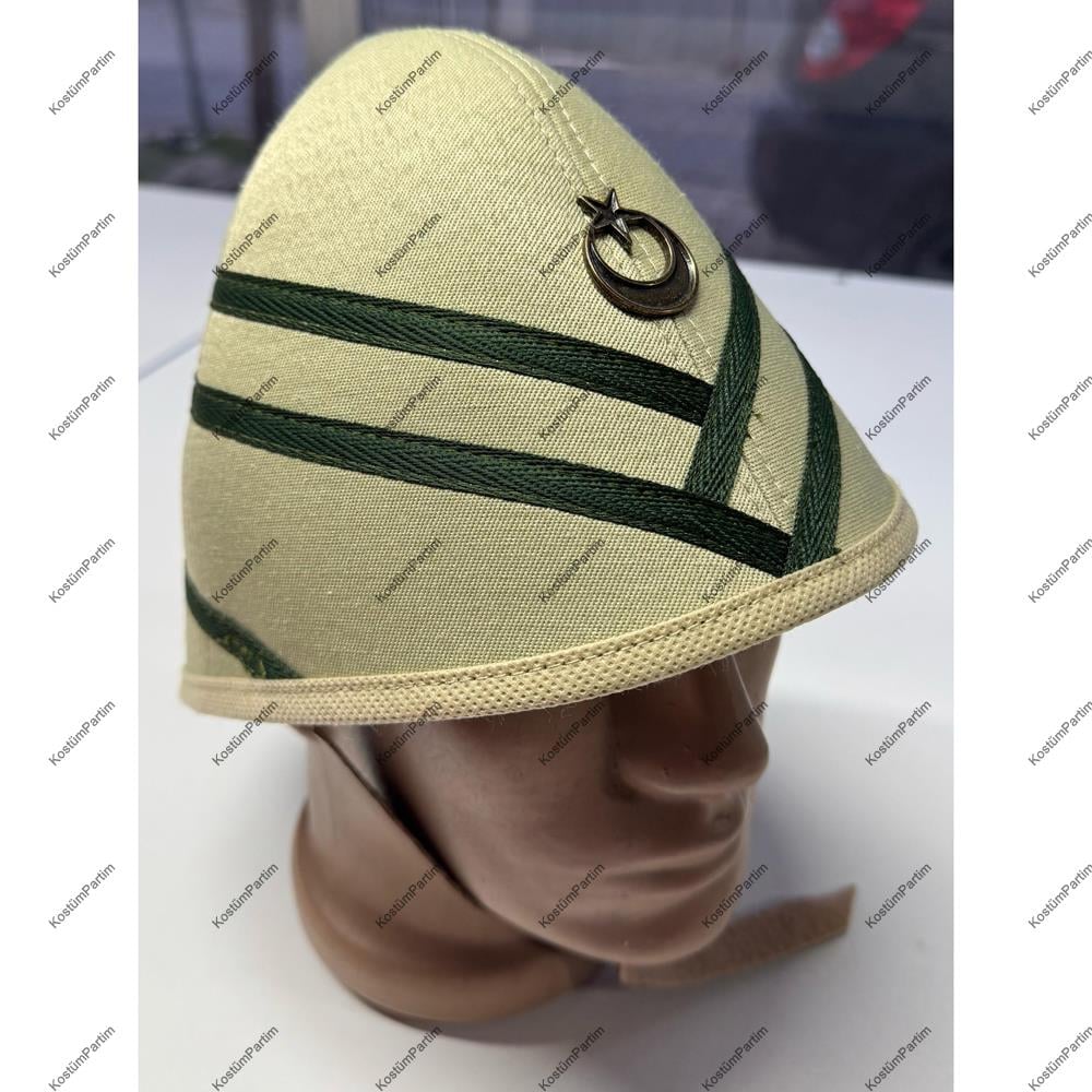 Enveriye Şapka, Çanakkale Askeri Başlığı Çanakkale Savaşı Asker Kıyafetleri Enveriye Şapka, Çanakkale Askeri Başlığı - KostümPartim®