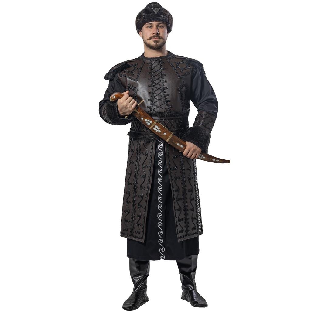 Ertuğrul Kostümü, Kayı Boyu Kıyafeti Siyah Erkek Kostümleri Ertuğrul Kostümü, Kayı Boyu Kıyafeti Siyah - KostümPartim®