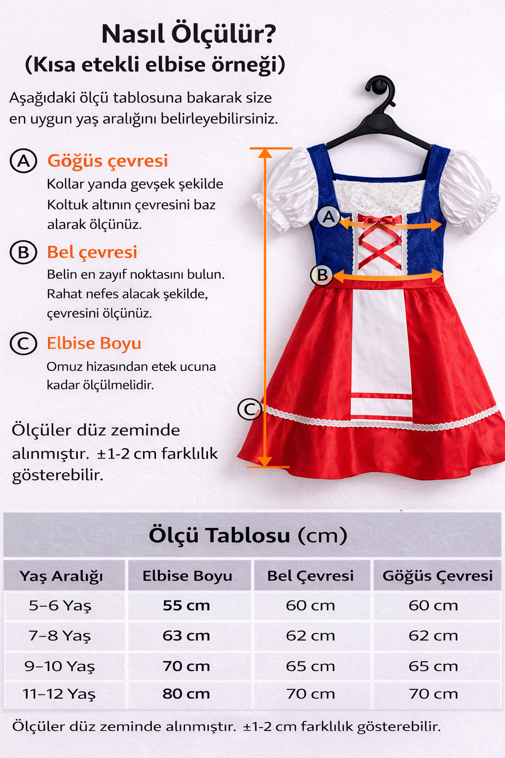 Fransa Kız Kostümü Çocuk Kıyafeti Ülke Kostümleri Fransa Kız Kostümü Çocuk Kıyafeti - KostümPartim®