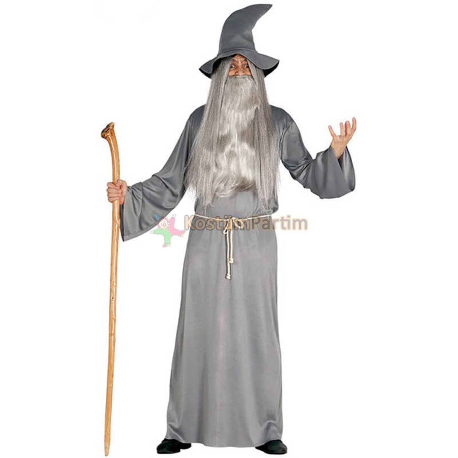 Gandalf Kostümü YetişkinErkek KostümleriKostümPartim ★ Gandalf Kostümü Yetişkin / Yetişkin Kostümleri