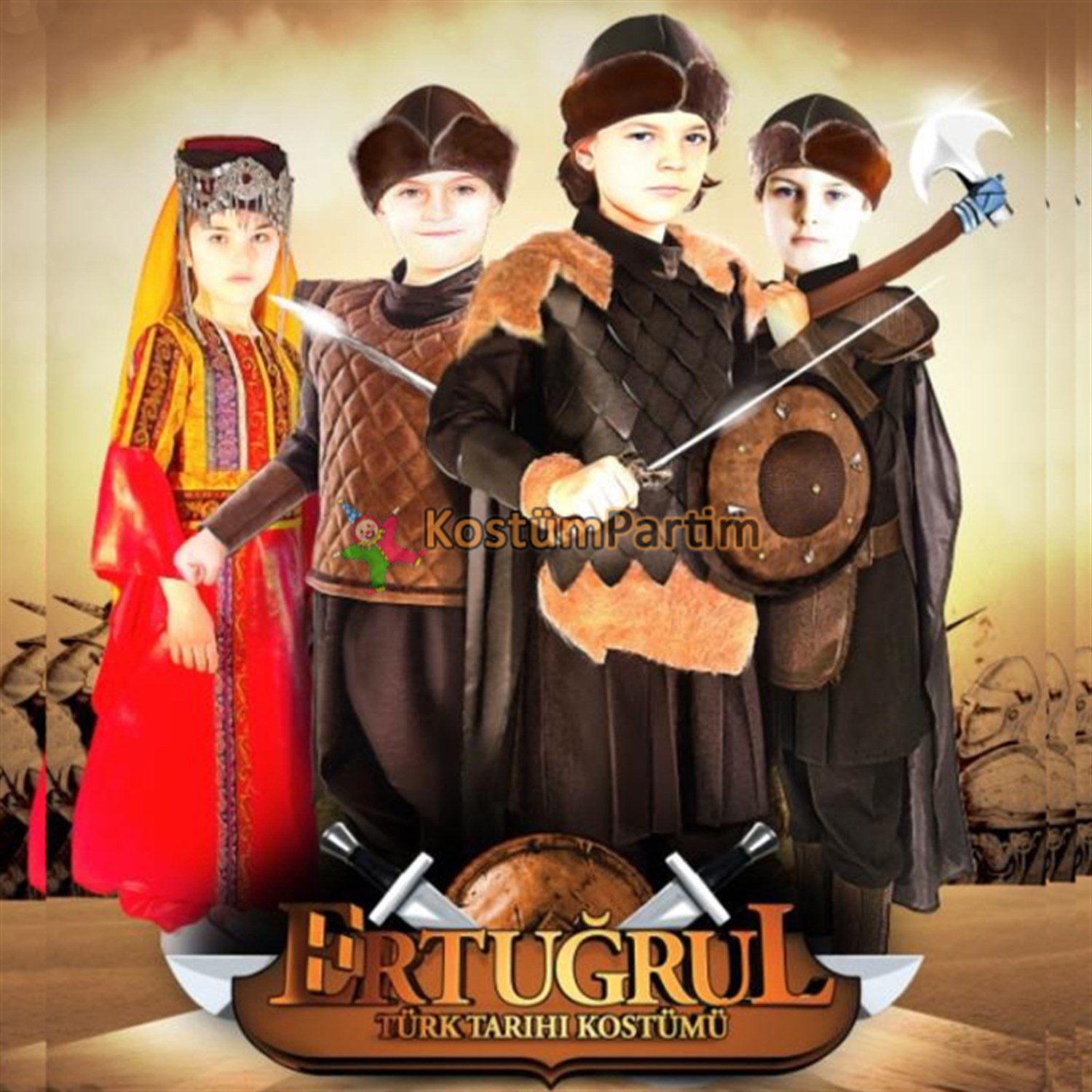 Halime Hatun Kostümü Kız ÇocukÜlke Kostümleri