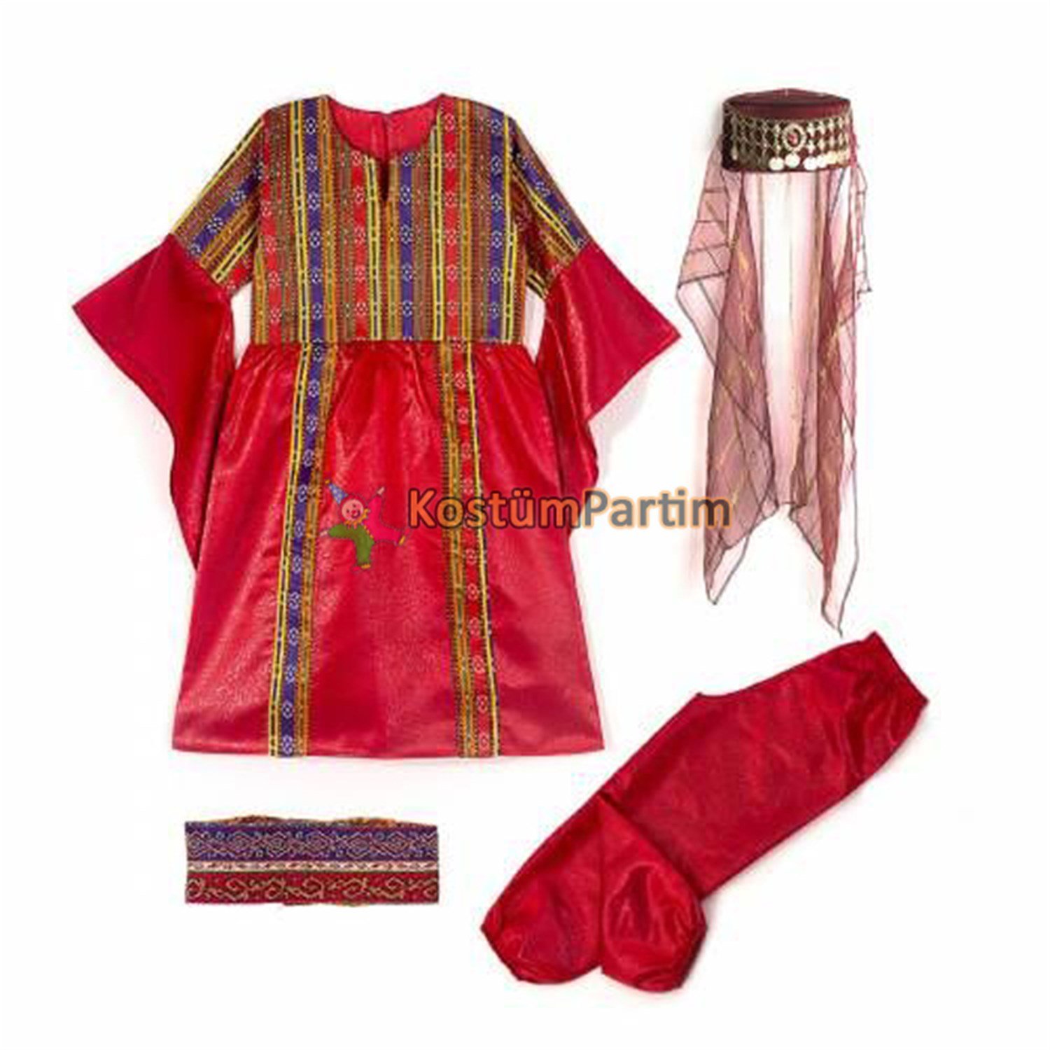 Halime Hatun Kostümü Kız ÇocukÜlke Kostümleri