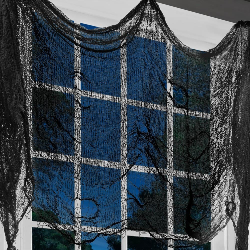 Halloween Ürtkütücü Kumaş Ağ Dekor Siyah 190x70cm Halloween Dekorasyon Halloween Ürtkütücü Kumaş Ağ Dekor Siyah 190x70cm - KostümPartim®