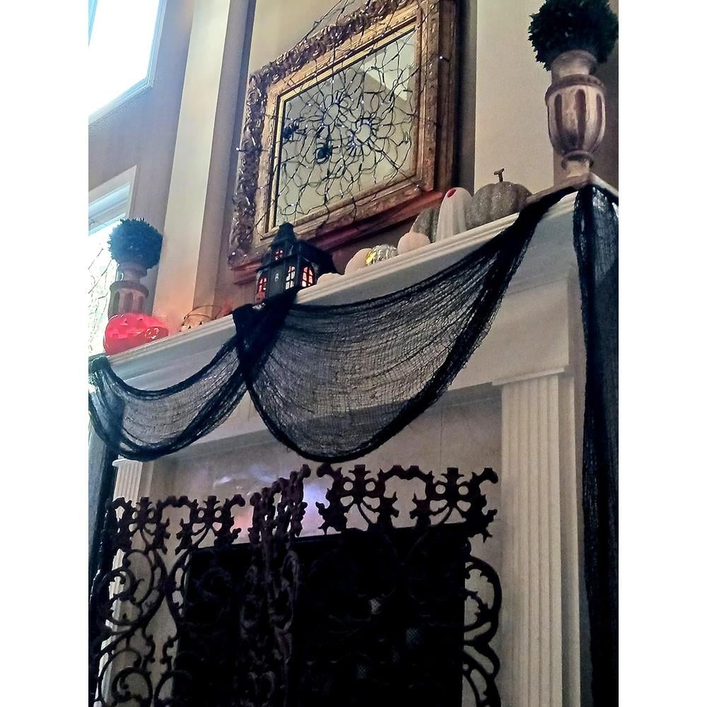 Halloween Ürtkütücü Kumaş Ağ Dekor Siyah 190x70cm Halloween Dekorasyon Halloween Ürtkütücü Kumaş Ağ Dekor Siyah 190x70cm - KostümPartim®