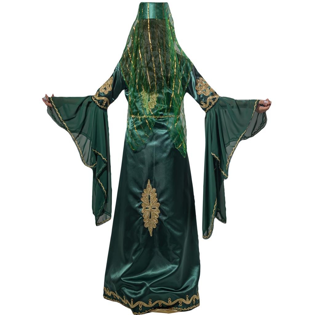 Hürrem Sultan Kostümü Yetişkin Kadın Klasik Bindallı Kıyafeti Zümrüt Yeşili Bayan Kostümleri Hürrem Sultan Kostümü Yetişkin Kadın Klasik Bindallı Kıyafeti Zümrüt Yeşili - KostümPartim®