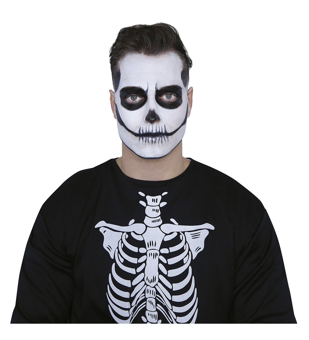 İskelet Makyaj Seti Halloween Kostüm ve Yüz Boyama Seti Hallooween Aksesuarları KostümPartim® | İskelet Makyaj Seti | Halloween Kuru Kafa Yüz Boyama ve Kostüm Makyaj Seti