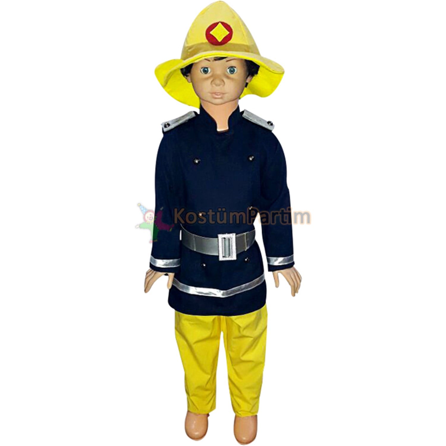 İtfaiyeci Sam Kostümü Çocuk Fireman Sam KıyafetiMeslek Kostümleri