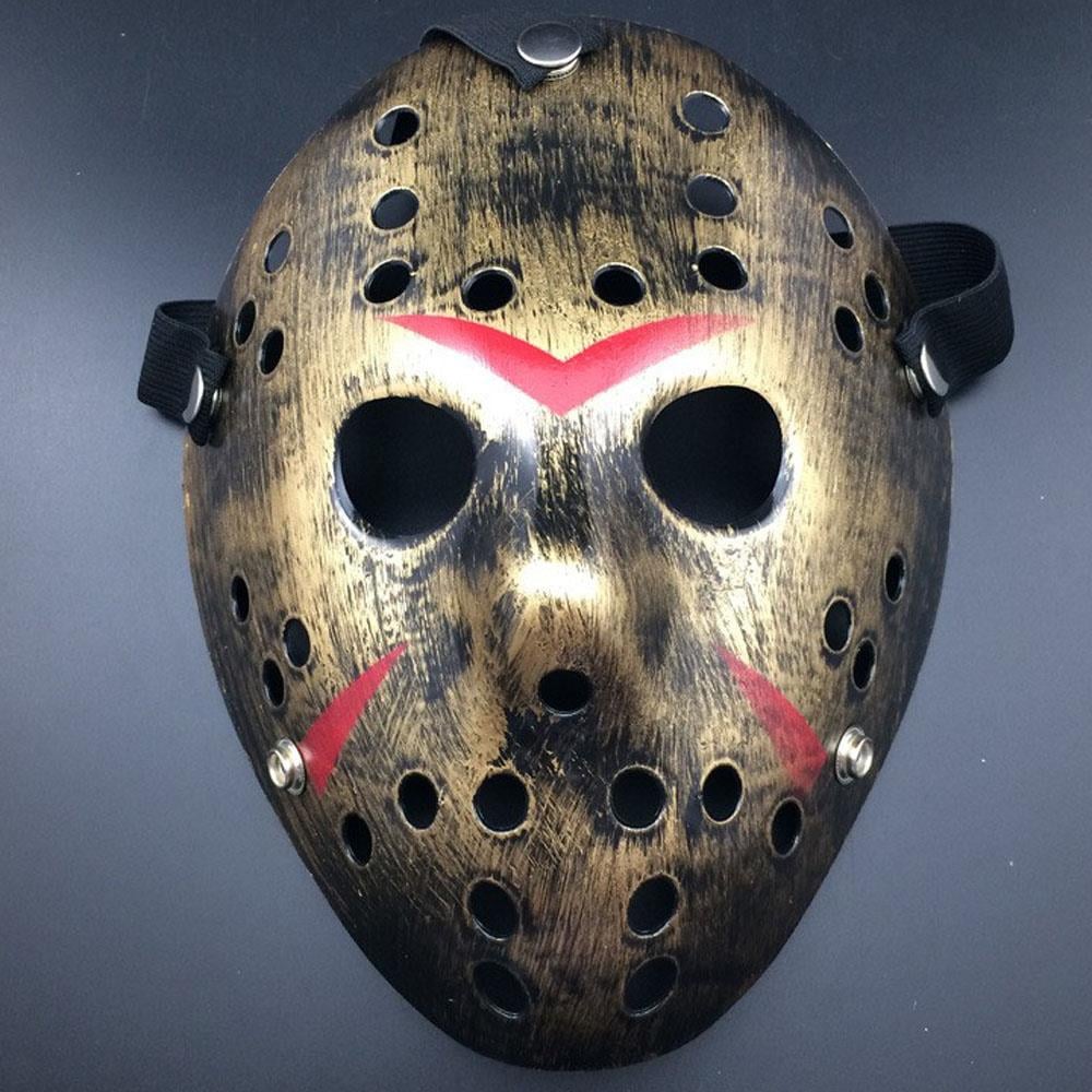 Jason Maske Metalize Altın Renk Maskeler Jason Maske Metalize Altın Renk - KostümPartim®