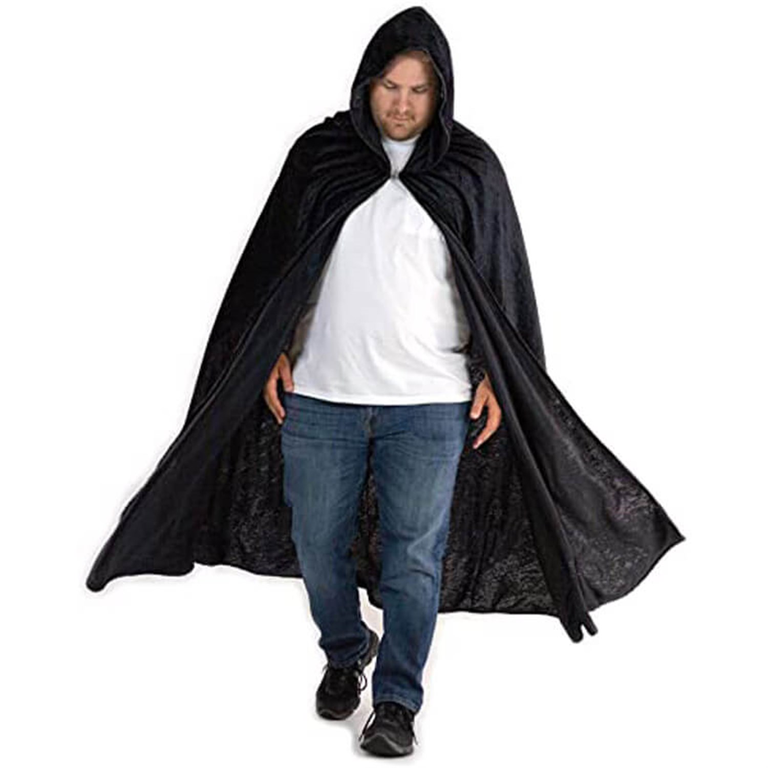 Kadife Kapüşonlu PelerinPelerinlerKostümPartim ★ Kapüşonlu Kadife Pelerinler / Cadılar Bayramı için