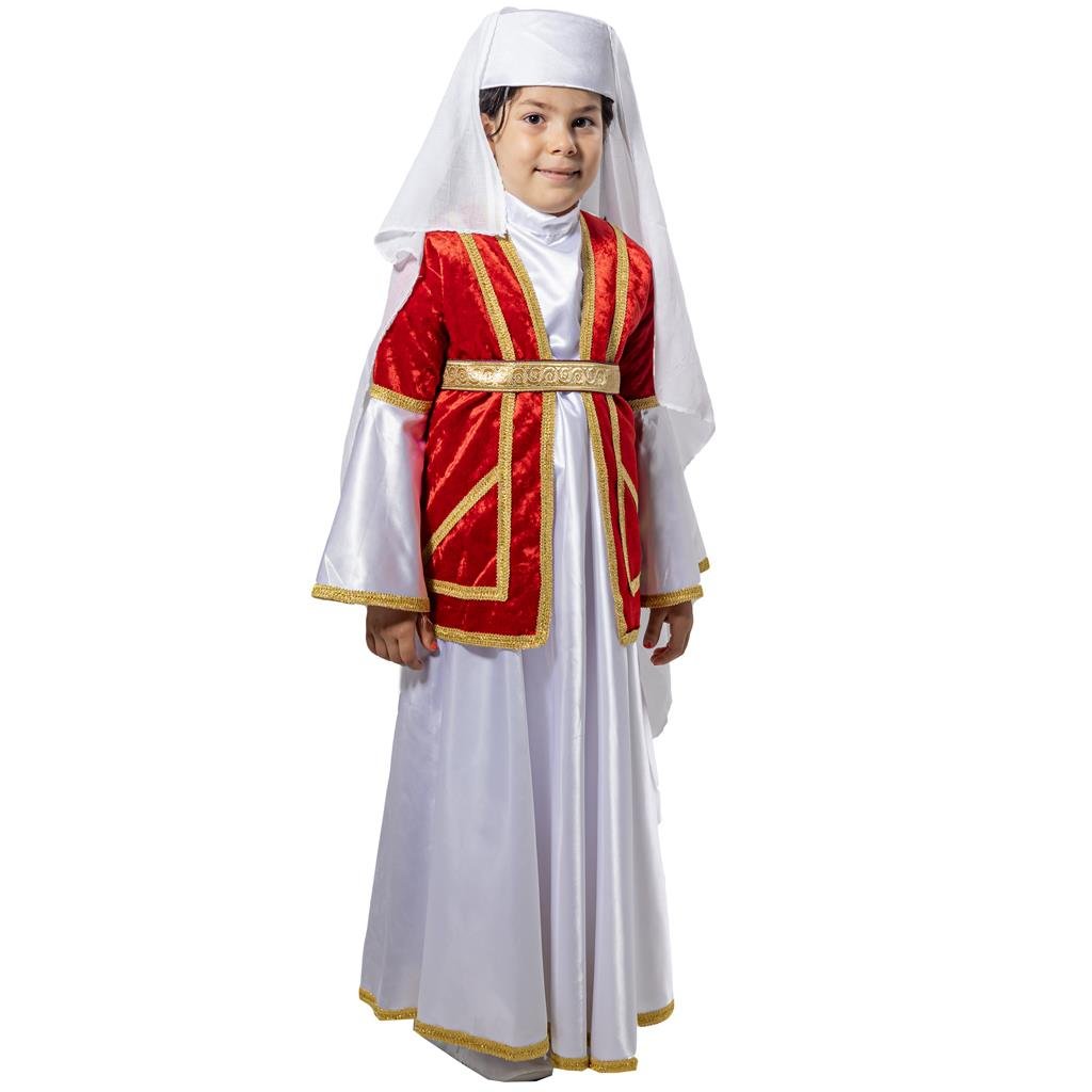 Kafkas Yöresel Kız Çocuk Kostümü Yöresel Kostümler ve Folklör Kafkas Yöresel Kız Çocuk Kostümü - KostümPartim®