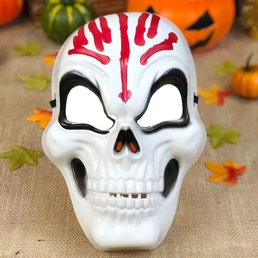 Kanlı İskelet Maskesi Yetişkin Maskeler KostümPartim® Kanlı İskelet Maskesi Yetişkin - Korkutucu ve Etkileyici Halloween Aksesuarı!