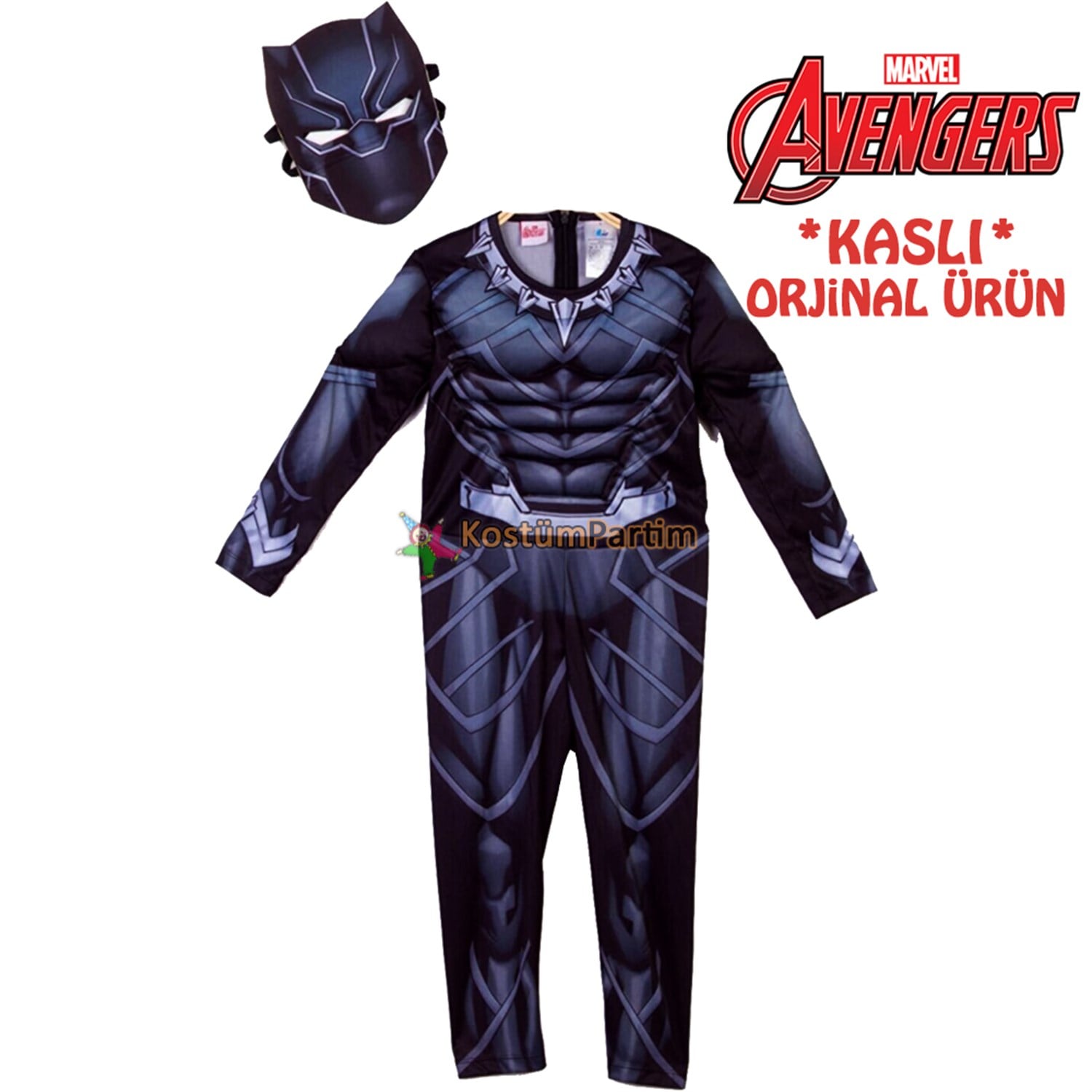 Kara Panter Kostümü Kaslı Avangers Black Panter Kıyafeti Marvel Avangers Kostümleri KostümPartim ★ Kaslı Kara Panter Kostümü Marvel Black Panter Kıyafeti / Spiderman Kostümleri