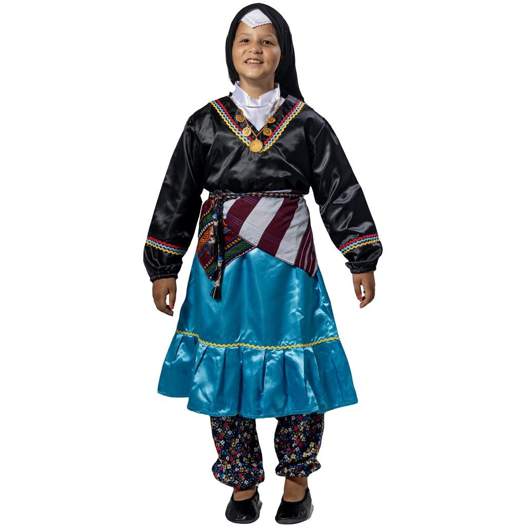 Karadeniz Yöresel Kız Çocuk Kostümü Yöresel Kostümler ve Folklör Karadeniz Yöresel Kız Çocuk Kostümü - KostümPartim®