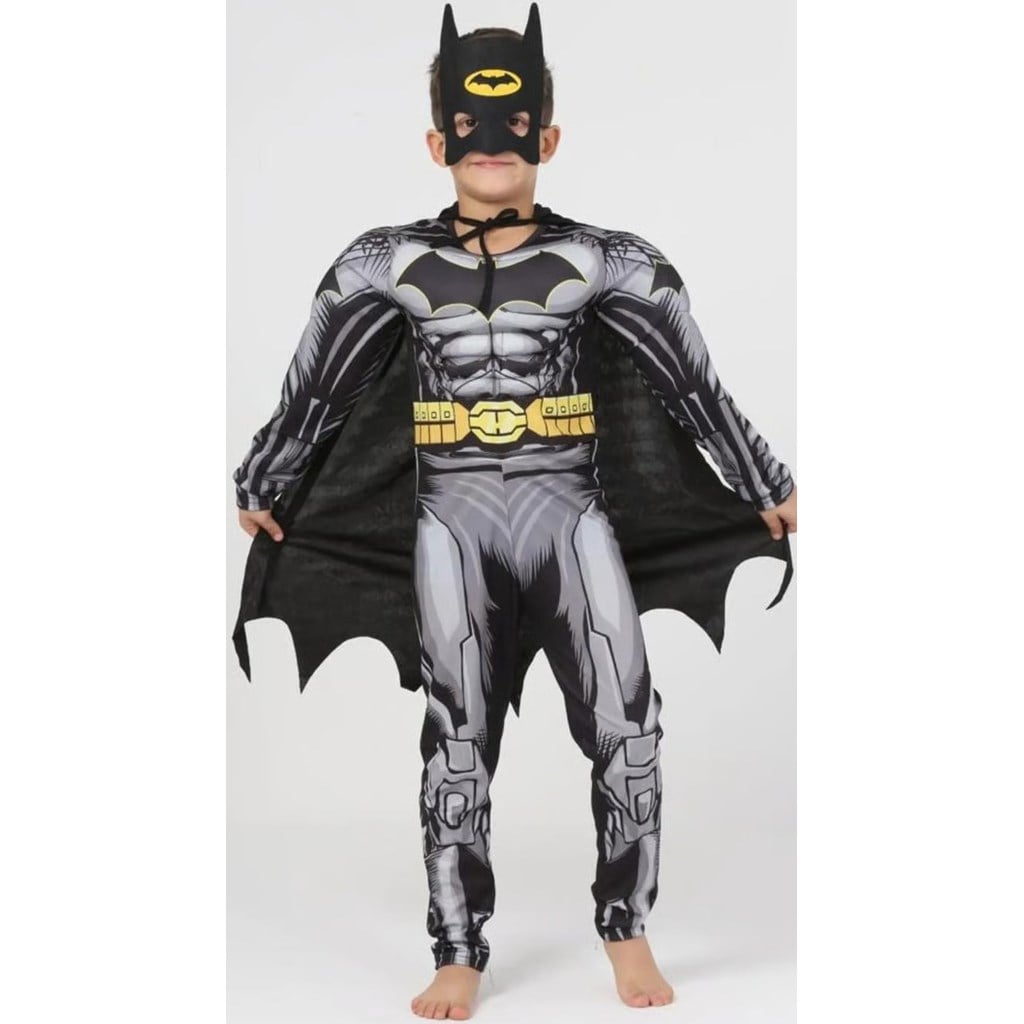 Kaslı Batman Dark Knight Çocuk Kostümü Batman Kostümleri Batman Dark Knight Çocuk Kostümü Orijinal Lisanslı - KostümPartim®