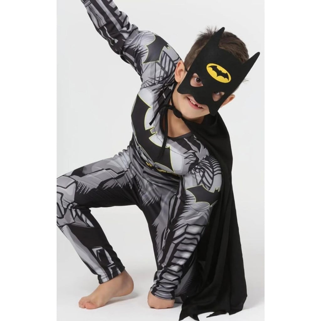 Kaslı Batman Dark Knight Çocuk Kostümü Batman Kostümleri Batman Dark Knight Çocuk Kostümü Orijinal Lisanslı - KostümPartim®