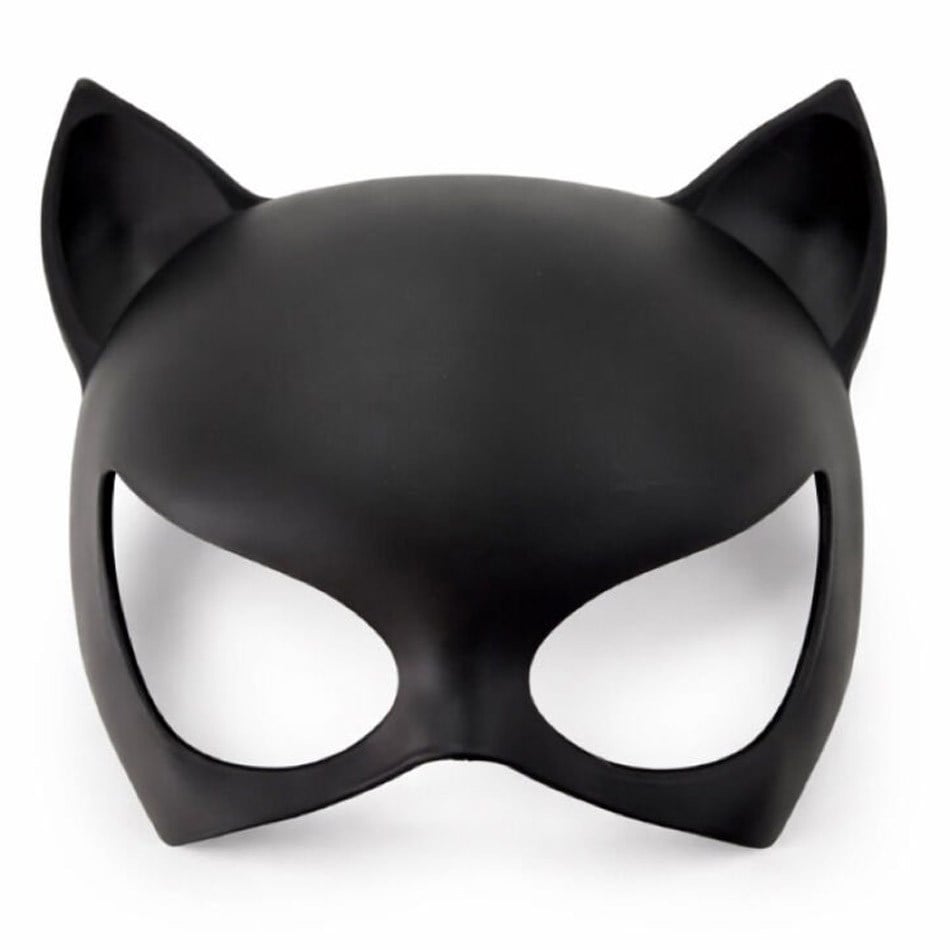 Kedi Kadın Maskesi Siyah Mat Yetişkin Catwoman Tarzı Halloween Parti Maskesi Maskeler KostümPartim® | Kedi Kadın Maskesi Siyah Mat Yetişkin | Halloween Parti Kostüm Aksesuarı