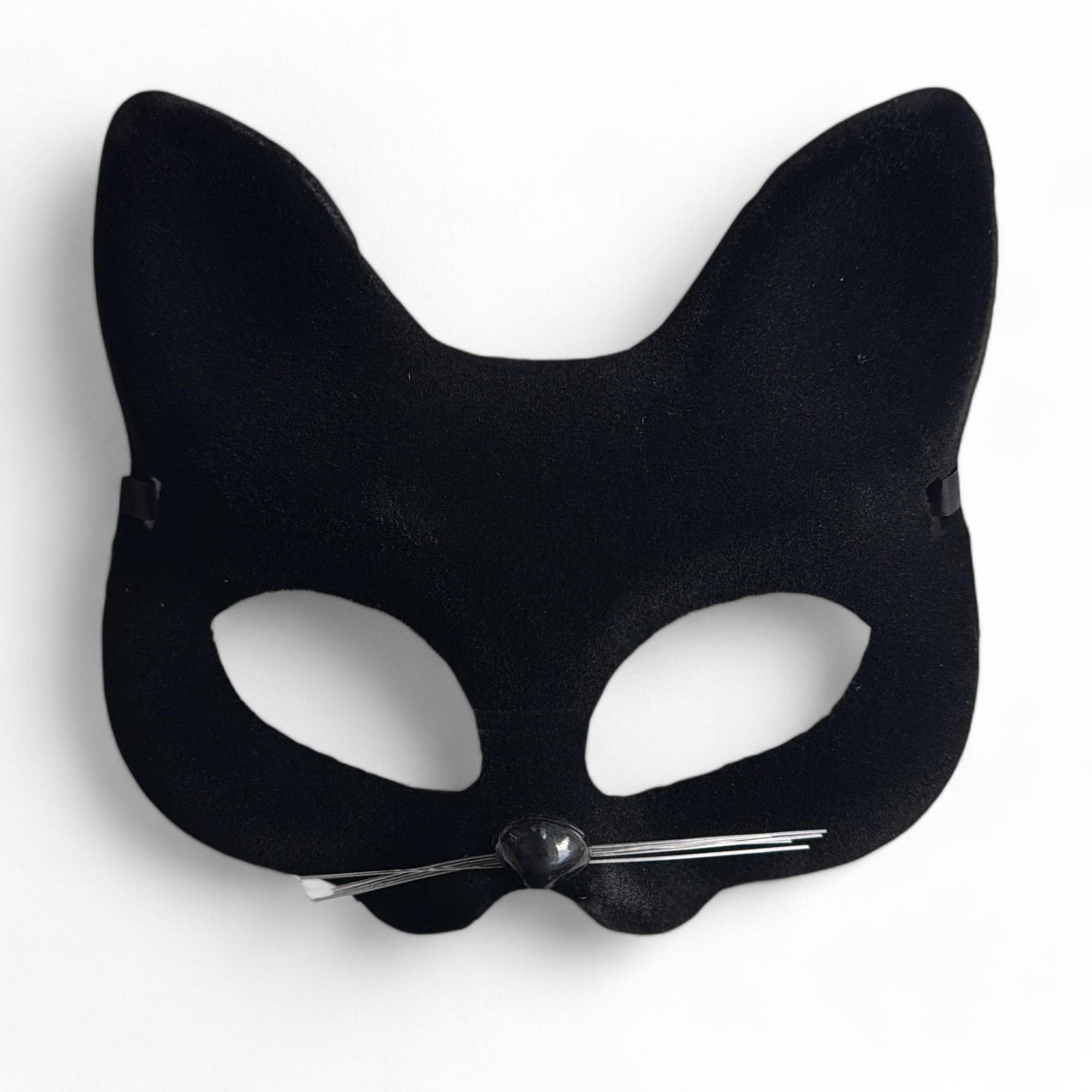 Kedi Maskesi Venedik Stil Kadife Kaplama Maskeler KostümPartim® Kedi Maskesi Venedik Stil - Kadife Kaplama ile Şıklığı Yakalayın!