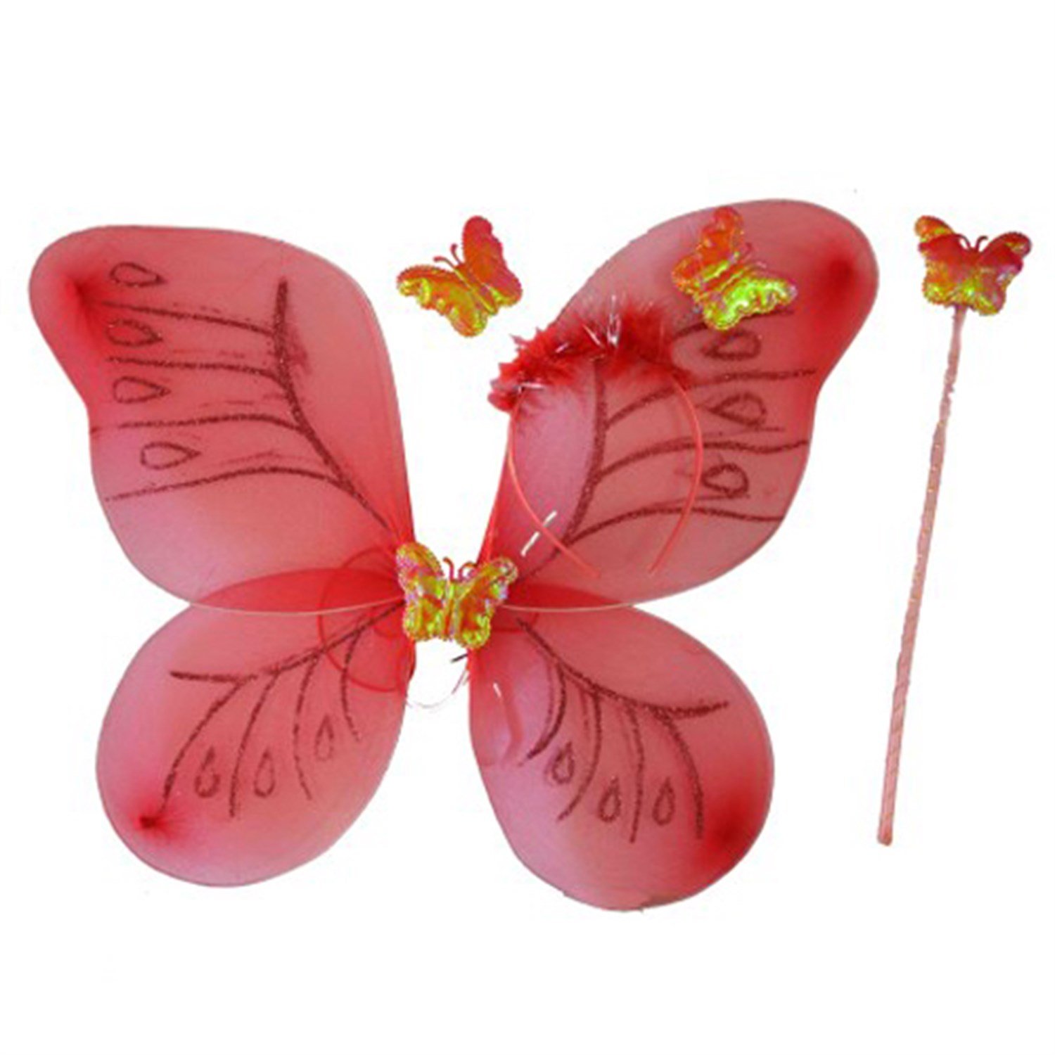 Kelebek Kanat Seti KırmızıKanatlar