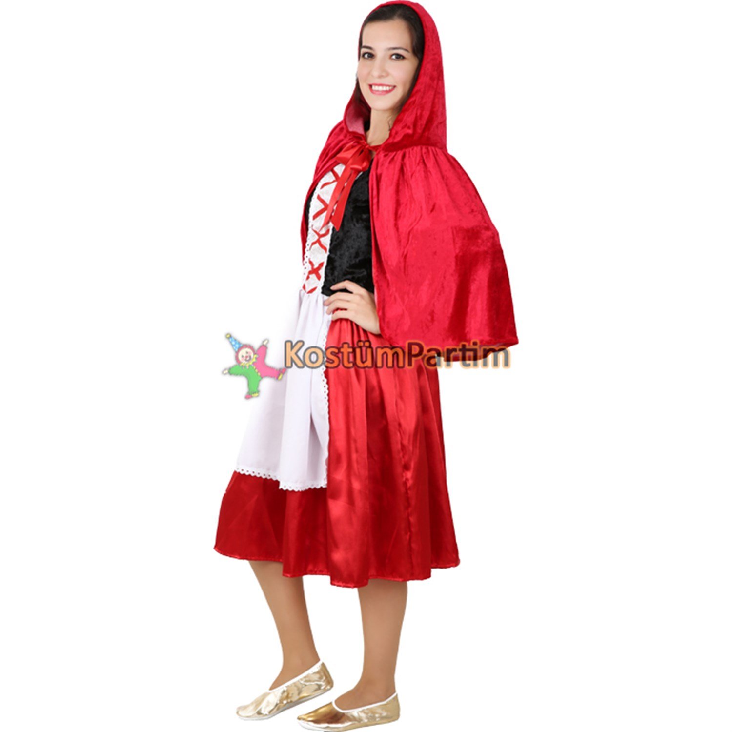 Kırmızı Başlıklı Kız KostümüYetişkin Bayan Kostümleri