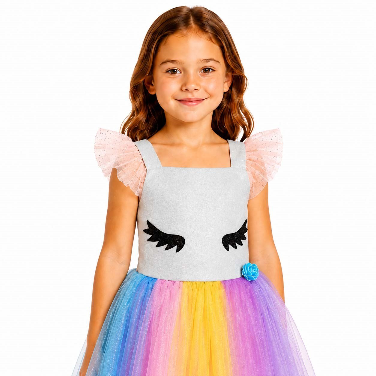 Kız Çocuk Unicorn Kostümü Renkli Tütü Etekli 2-9 Yaş Unicorn Kıyafeti Karakter Kostümleri KostümPartim® | Kız Çocuk Unicorn Kostümü 2-9 Yaş | Renkli Tek Boynuzlu At Kıyafeti