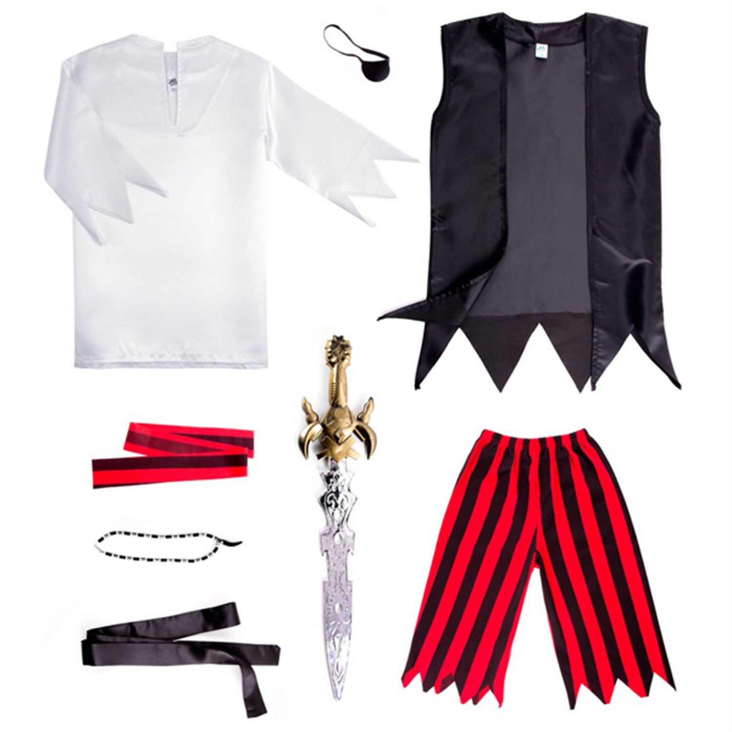 Korsan Kostümü Çocuk Çizgi PantolonKarakter Kostümleri