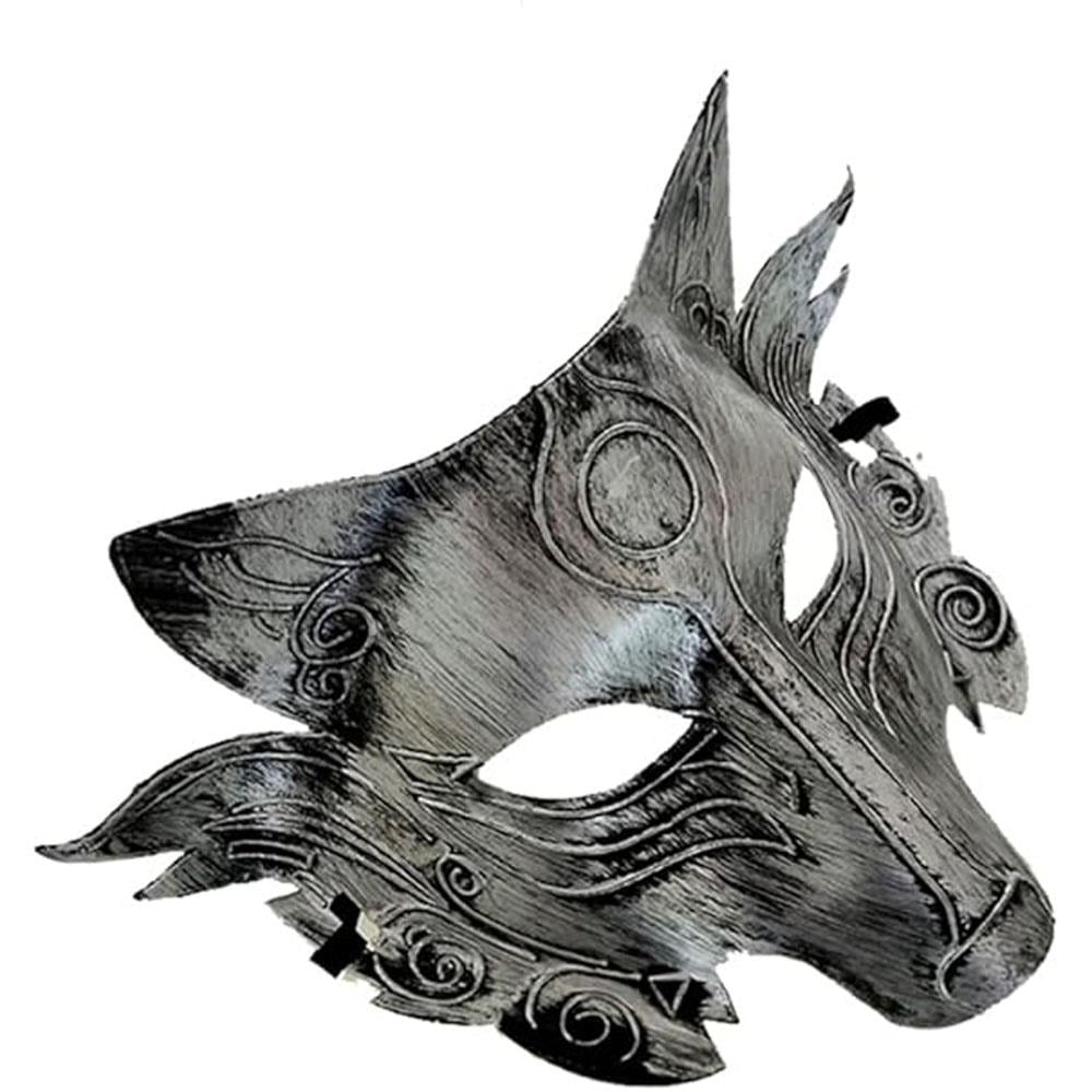 Kurt Kafası Konsey Maskesi Gümüş Maskeler KostümPartim® Kurt Kafası Konsey Maskesi Gümüş - Etkileyici ve Şık Aksesuar!