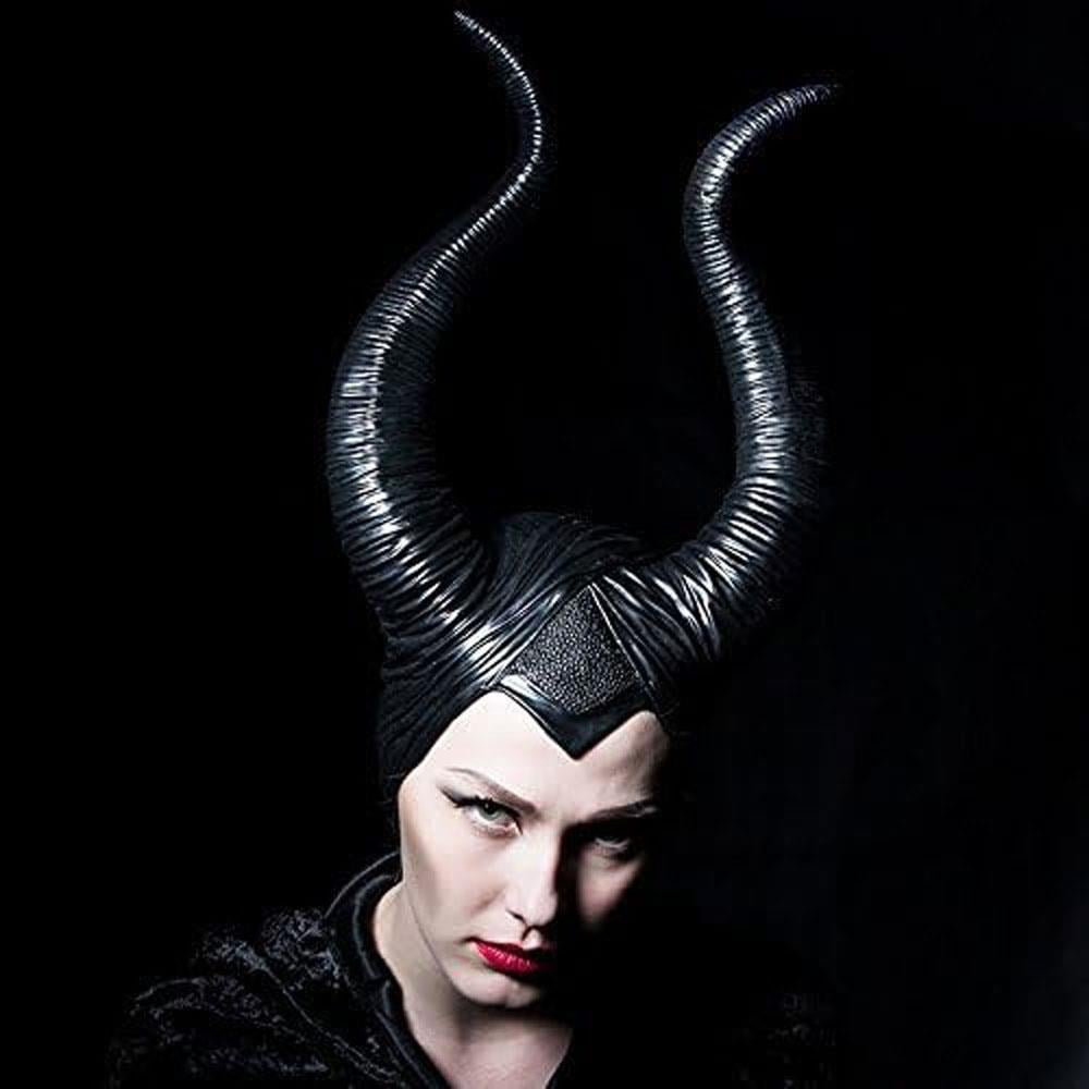 Lateks Maleficent Başlık Yetişkin Malefiz Şapkası Taçlar KostümPartim® Lateks Maleficent Başlık - Yetişkin Malefiz Şapkası ile Kötü Kraliçenin Görkemi!