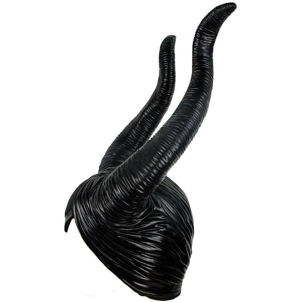 Lateks Maleficent Başlık Yetişkin Malefiz Şapkası Taçlar KostümPartim® Lateks Maleficent Başlık - Yetişkin Malefiz Şapkası ile Kötü Kraliçenin Görkemi!