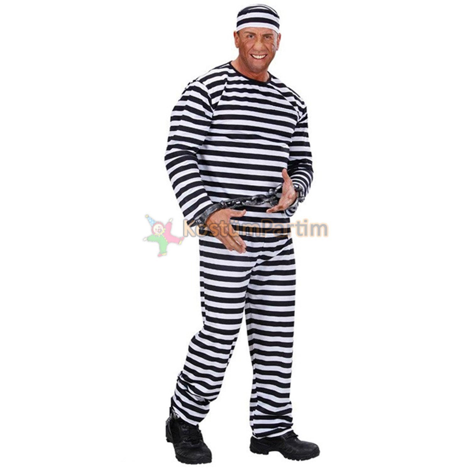 Mahkum KostümüCadılar Bayramı KostümleriKostümPartim ★ Mahkum Kostümü / Cadılar Bayramı Kostümleri