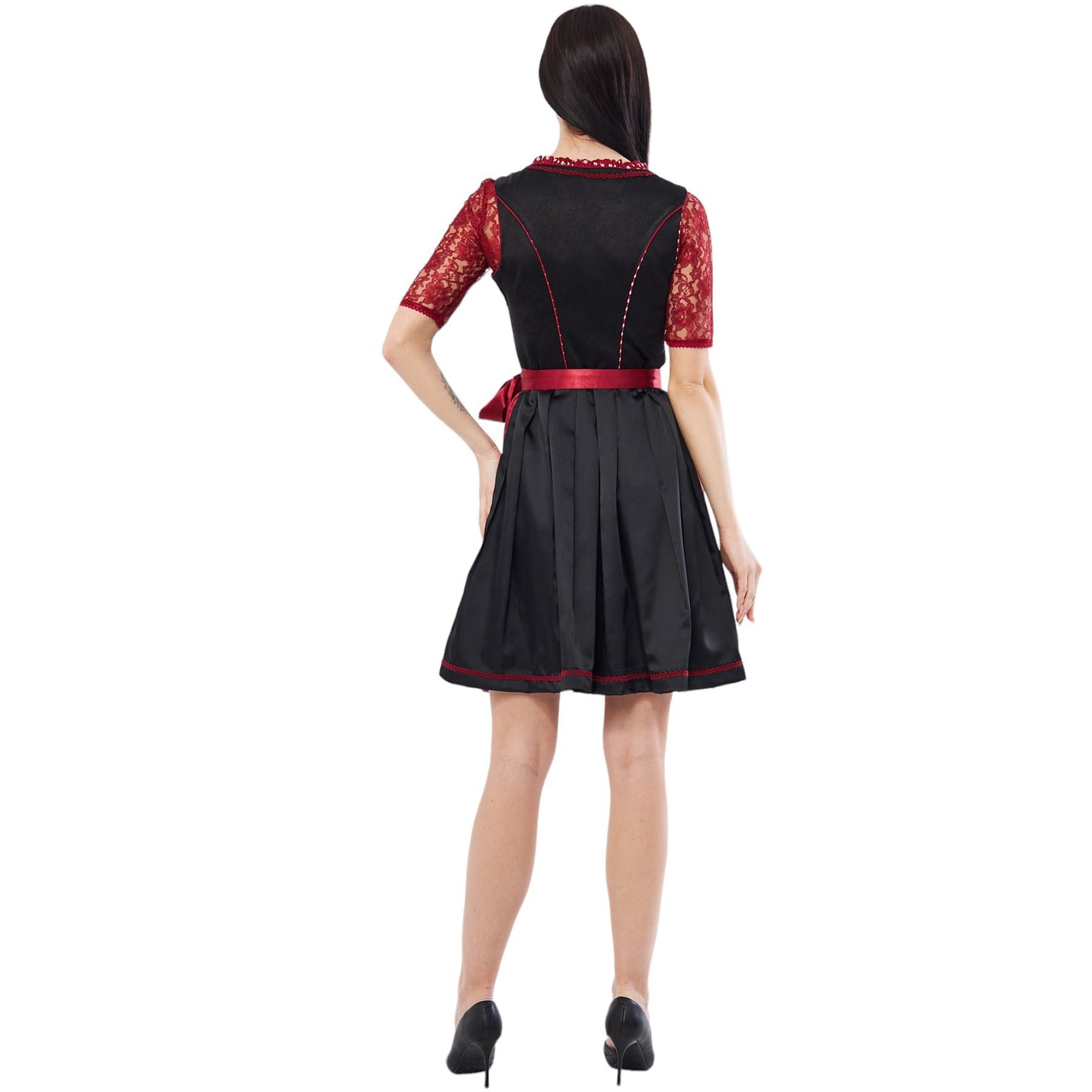 Melli Bordo Siyah Dirndl Elbise Kadın Bavyera Oktoberfest Kıyafeti 011 Kadın Elbiseleri KostümPartim® | Melli Bordo Siyah Dirndl Elbise 011 | Kadın Bavyera Oktoberfest Kostümü | Alman Trachten Kıyafeti