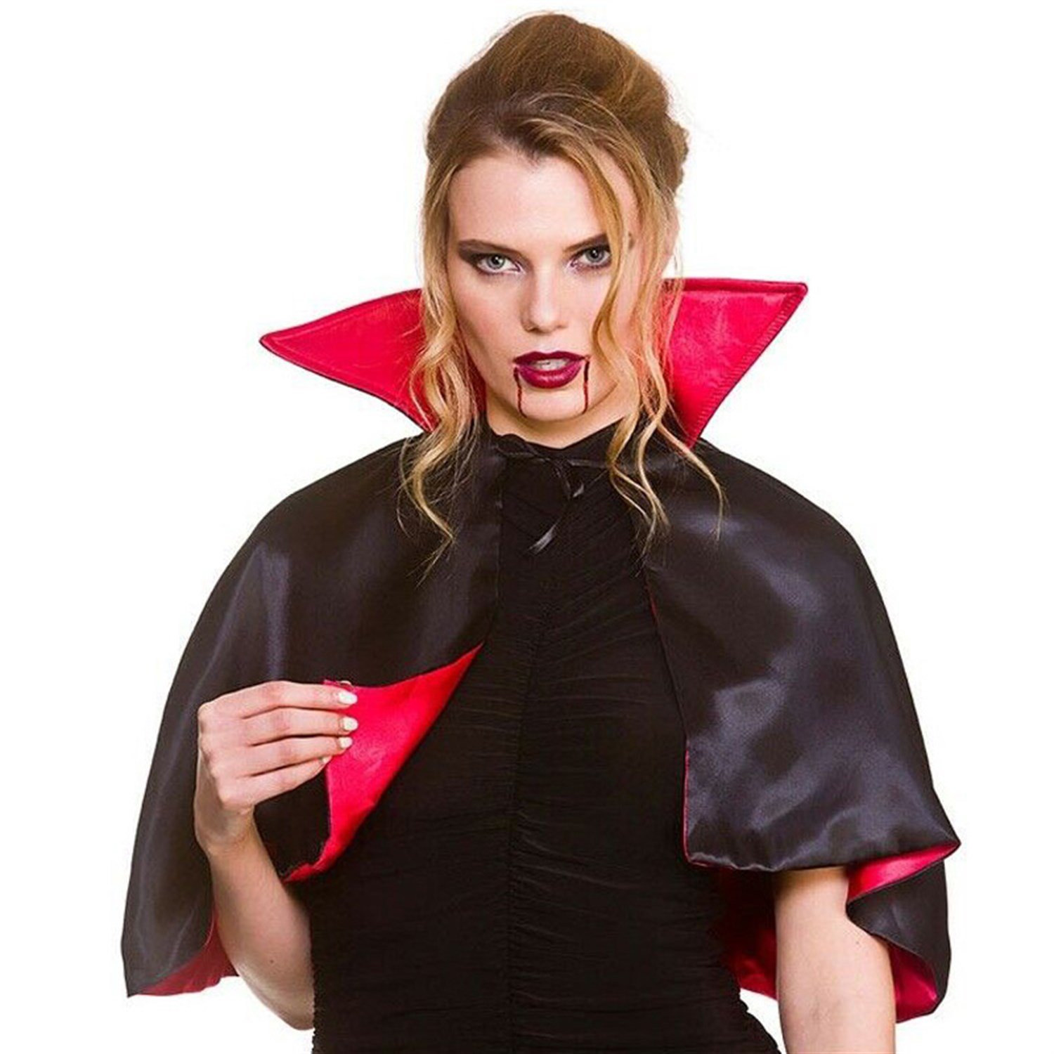 Mini Dracula Pelerini Çift TaraflıPelerinlerKostümPartim ★ Mini Dracula Pelerini Çift Taraflı / Pelerinler