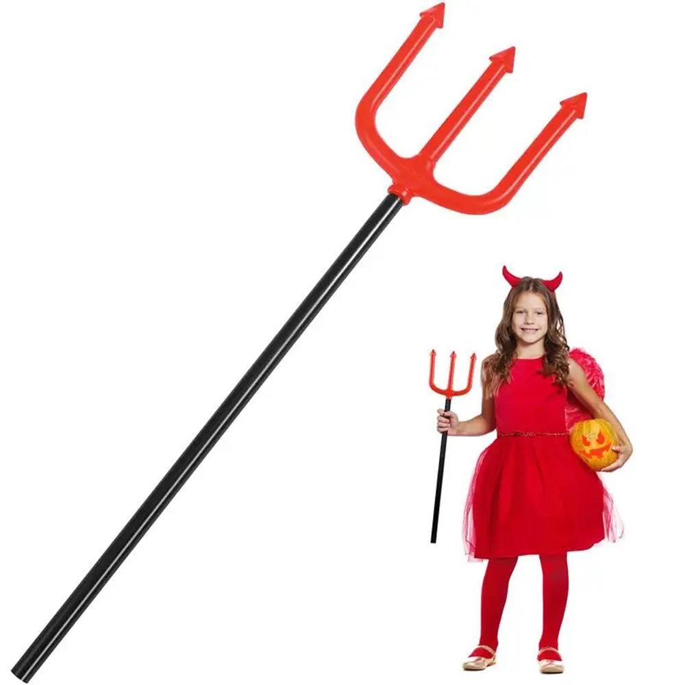 Mini Şeytan Çatalı Halloween Plastik Mızrak 50cm Hallooween Aksesuarları Mini Şeytan Çatalı Halloween Plastik Mızrak 50cm - KostümPartim®