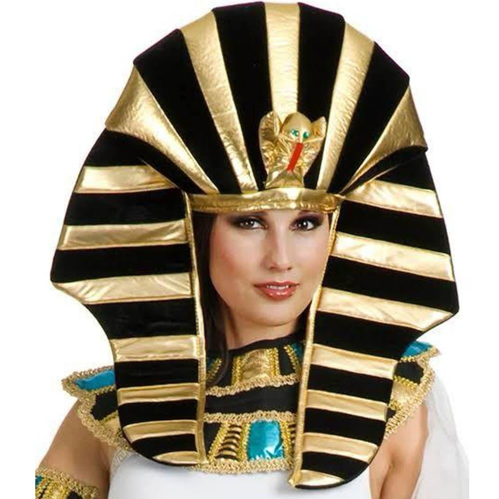 Mısırlı Tutankamon Şapkası – Kobra Yılan Figürlü Firavun Başlığı Taçlar KostümPartim® Mısırlı Tutankamon Şapkası – Kobra Yılan Figürlü Altın Siyah Firavun Başlığı | Yetişkin Kostüm Aksesuarı