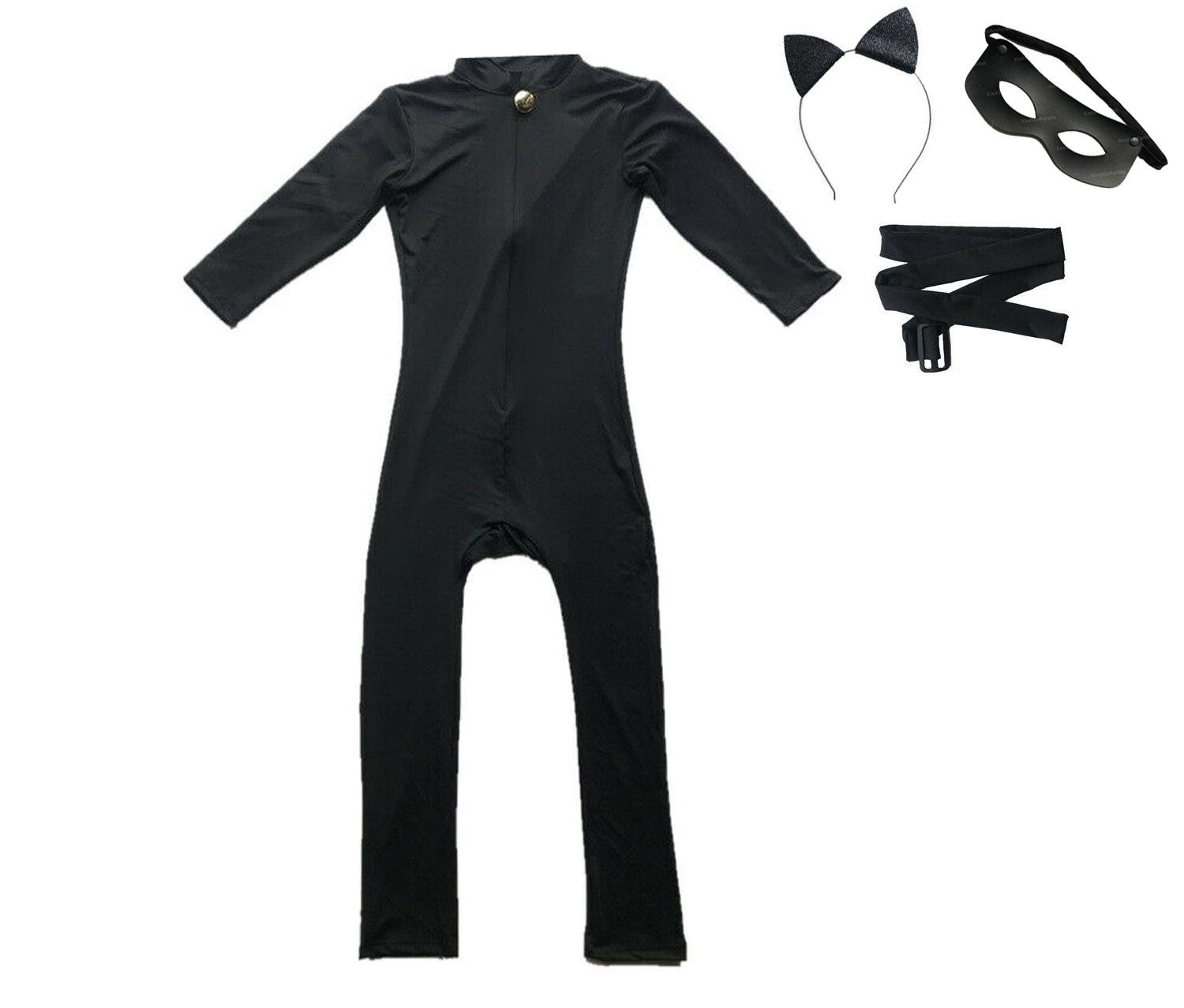 Mucize KaraKedi Kostümü Cat Noir Kıyafeti Karakter Kostümleri Mucize Uğur Böceği Kara Kedi Kostümü - KostümPartim®