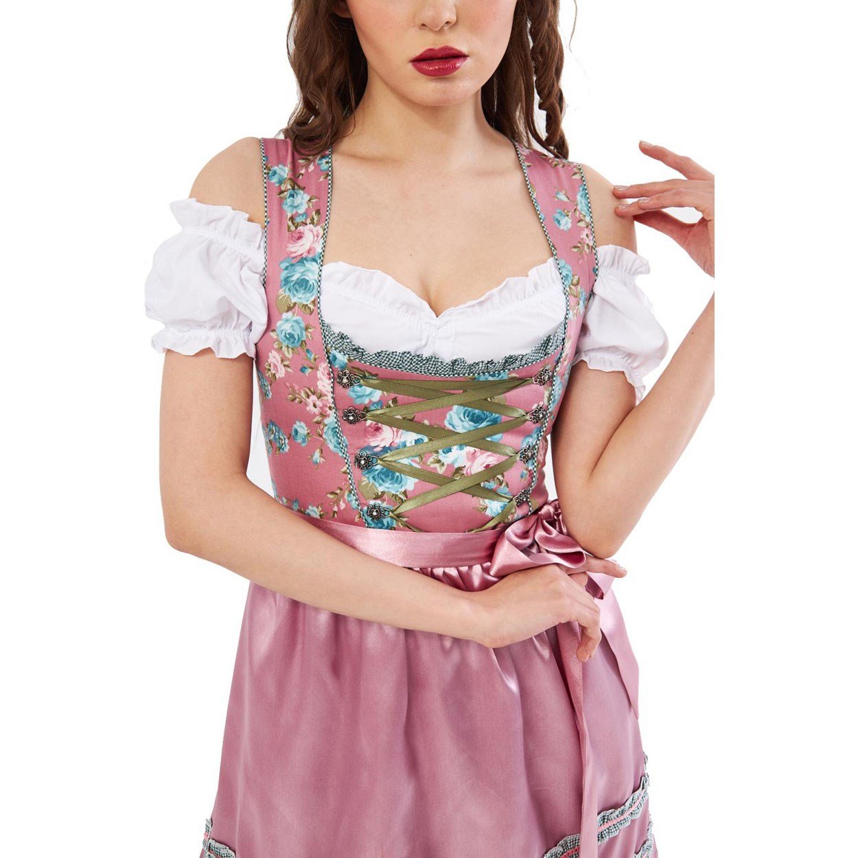 Nicole Pamuk Dirndl Elbise 3 Parçalı Kadın Bavyera Oktoberfest Kıyafeti 449 Kadın Elbiseleri KostümPartim® | Nicole Pamuk Dirndl Elbise 449 | 3 Parçalı Kadın Bavyera Oktoberfest Kostümü