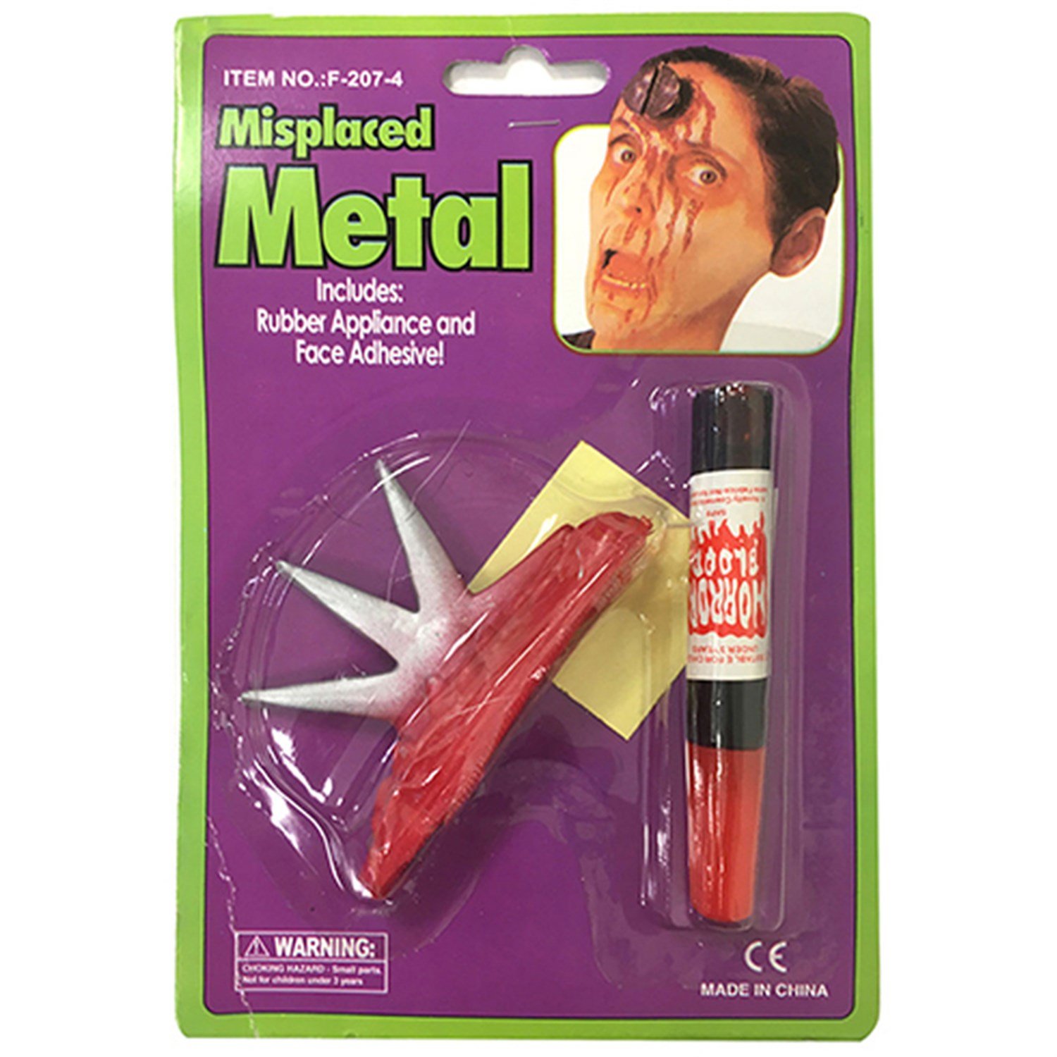 Ninja Yıldızı YarasıDişler / TırnaklarKostümPartim ★ Ninja Yıldızı Yarası / Hallooween Makyajları