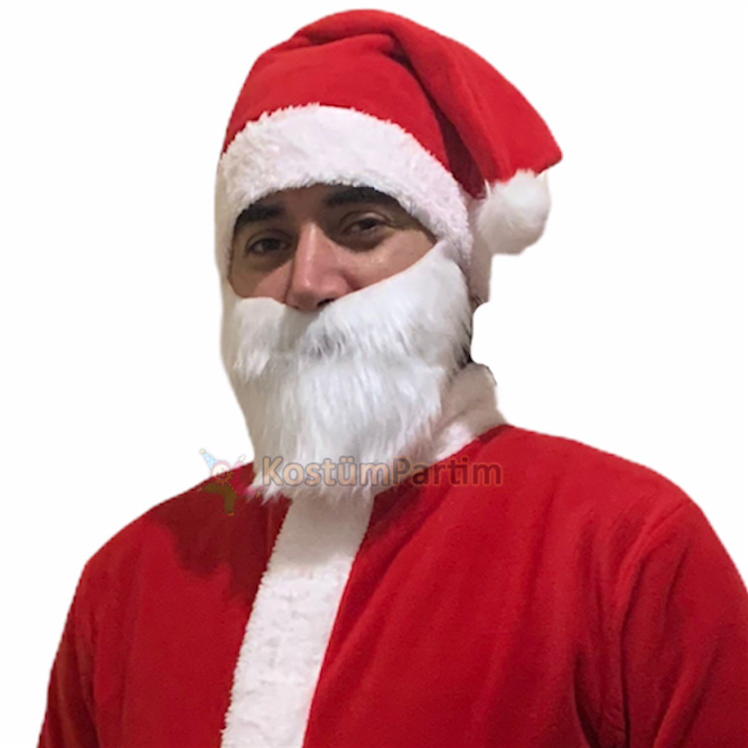 Noel Baba 8li Kostüm Seti TamTakım Noel Baba Kostümleri KostümPartim ★ Noel Baba 8li Kostüm Seti TamTakım / Noel Baba Kostümleri